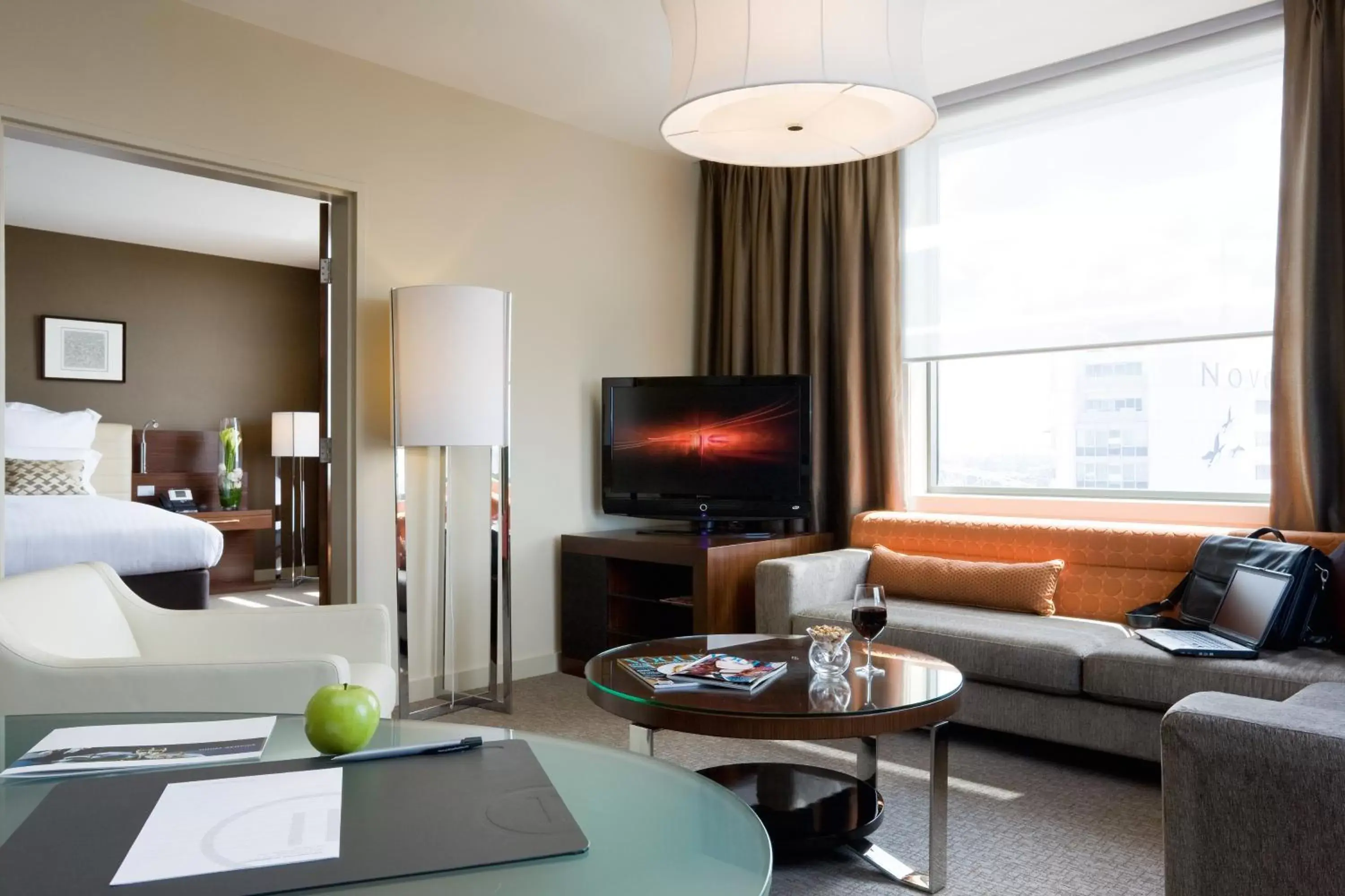 Bedroom, Seating Area in Pullman at Sydney Olympic Park Hotel