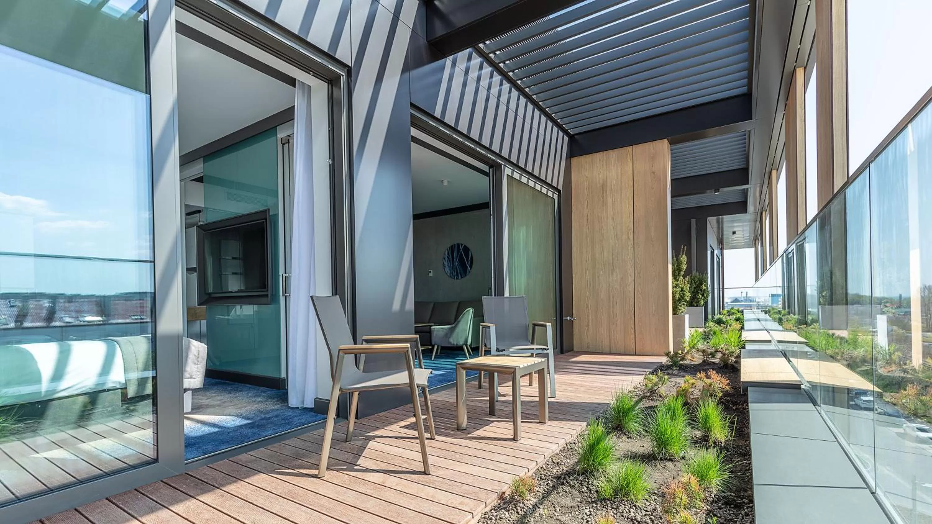 Balcony/Terrace in Gwiazda Morza Resort SPA&SPORT