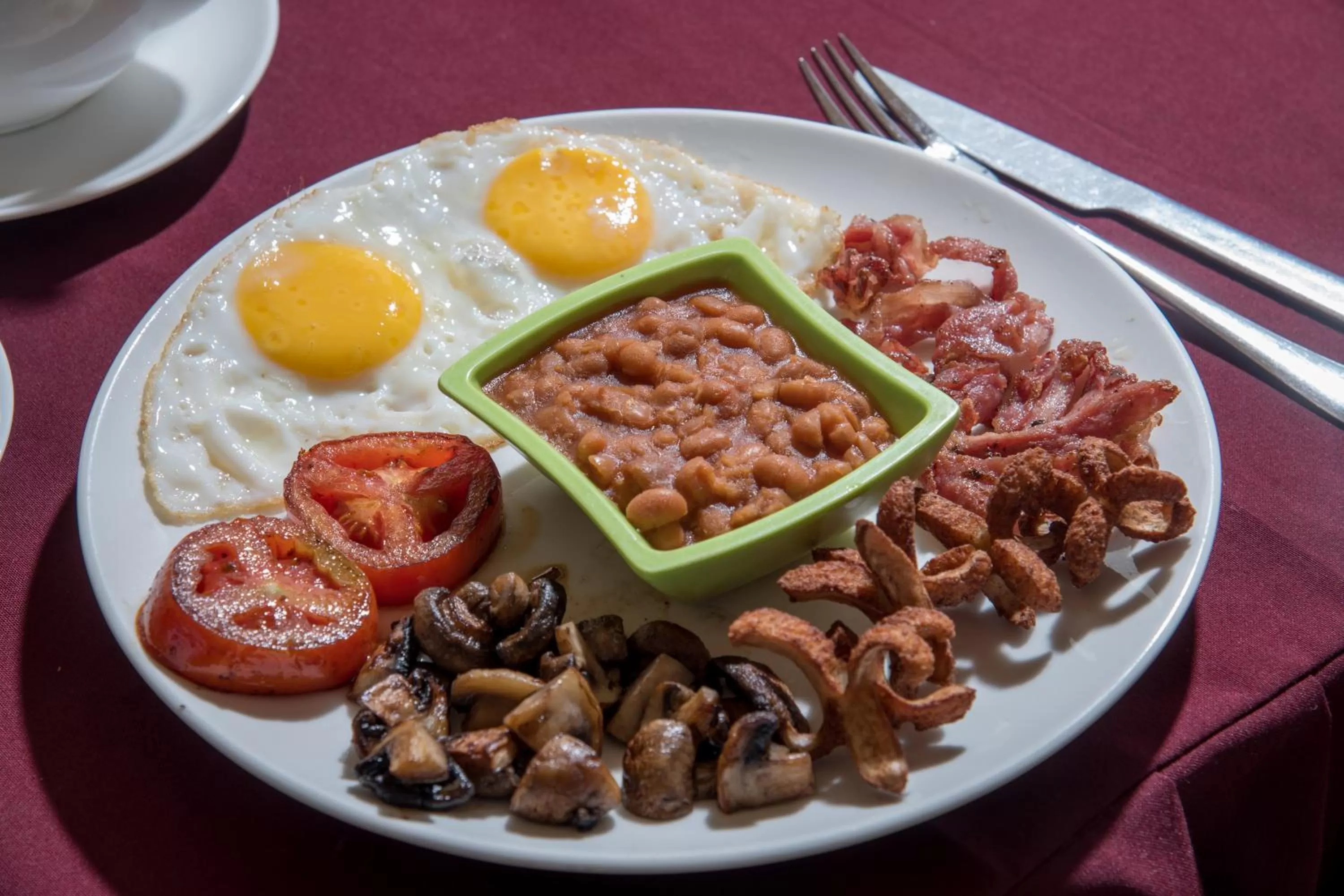 English/Irish breakfast in Wild Berry Resort Agonda