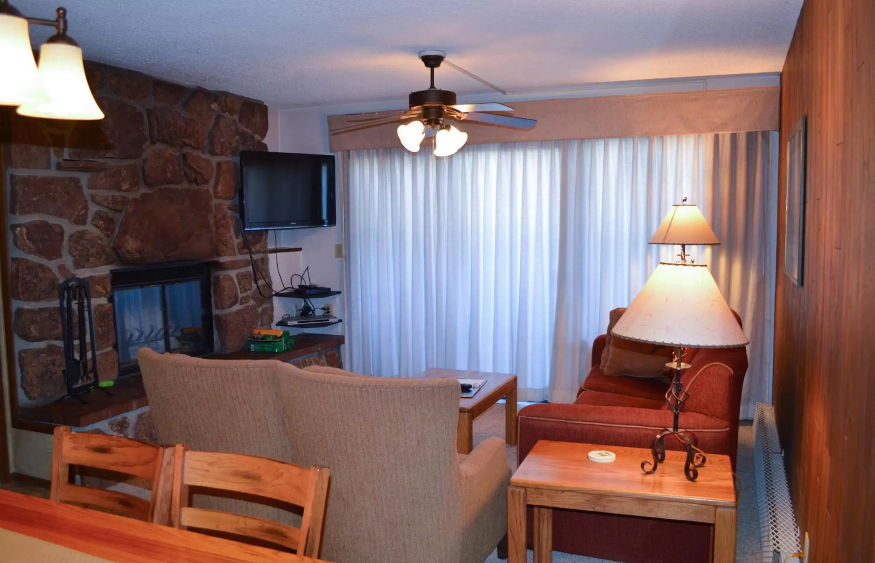 Living room in Pines at Meadow Ridge