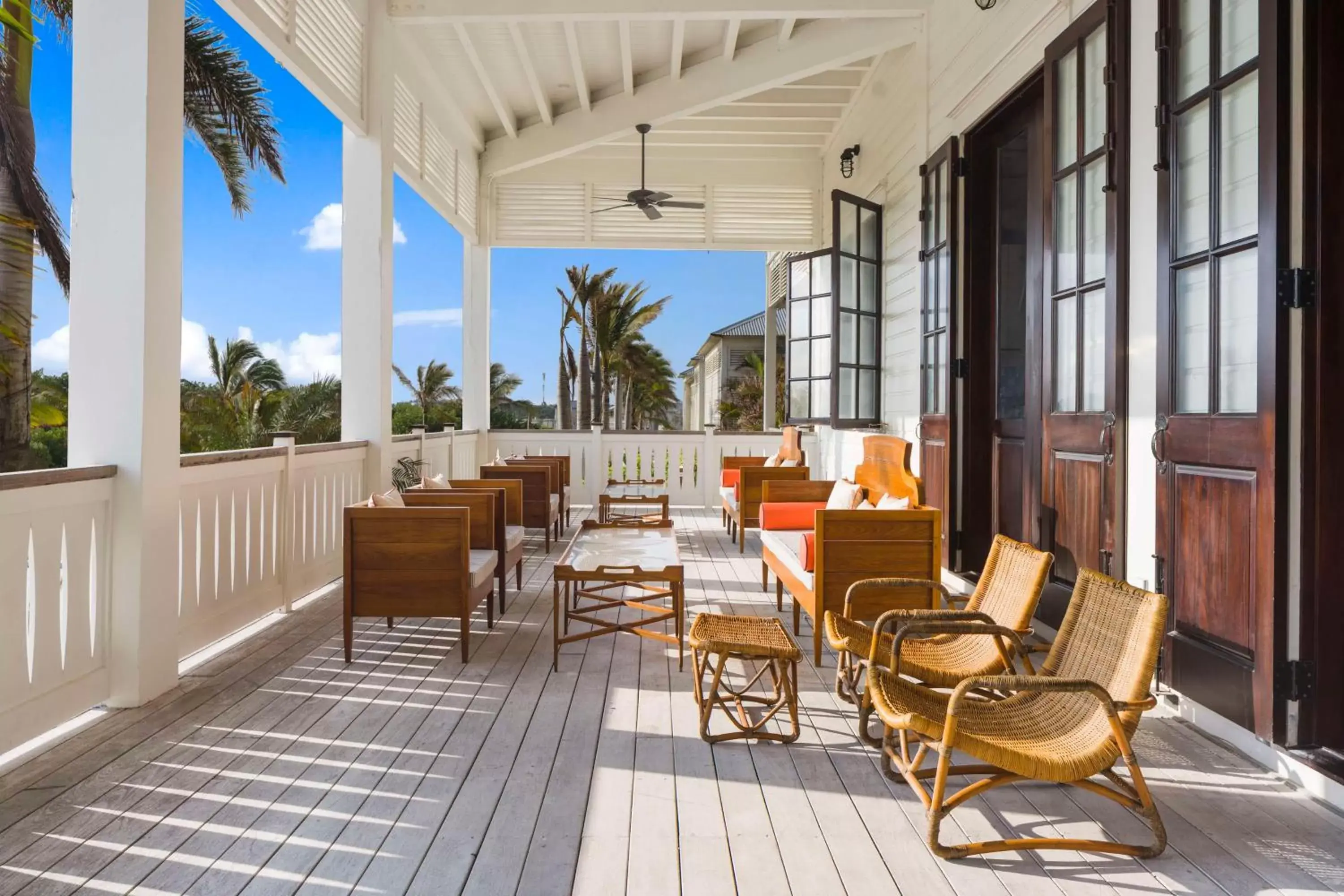 Patio in Mahogany Bay Resort and Beach Club, Curio Collection