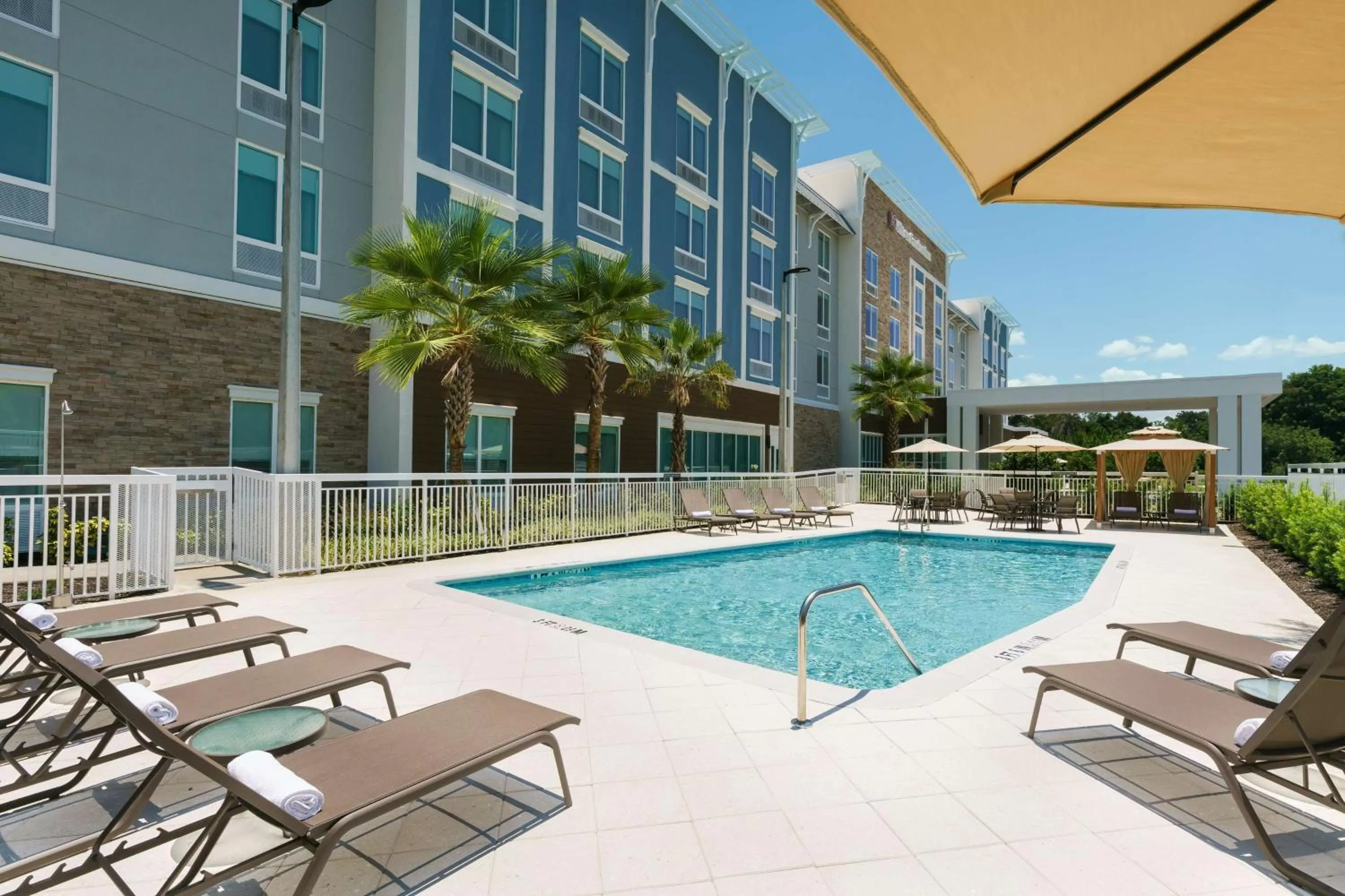 Pool view in Hilton Garden Inn Apopka City Center, Fl