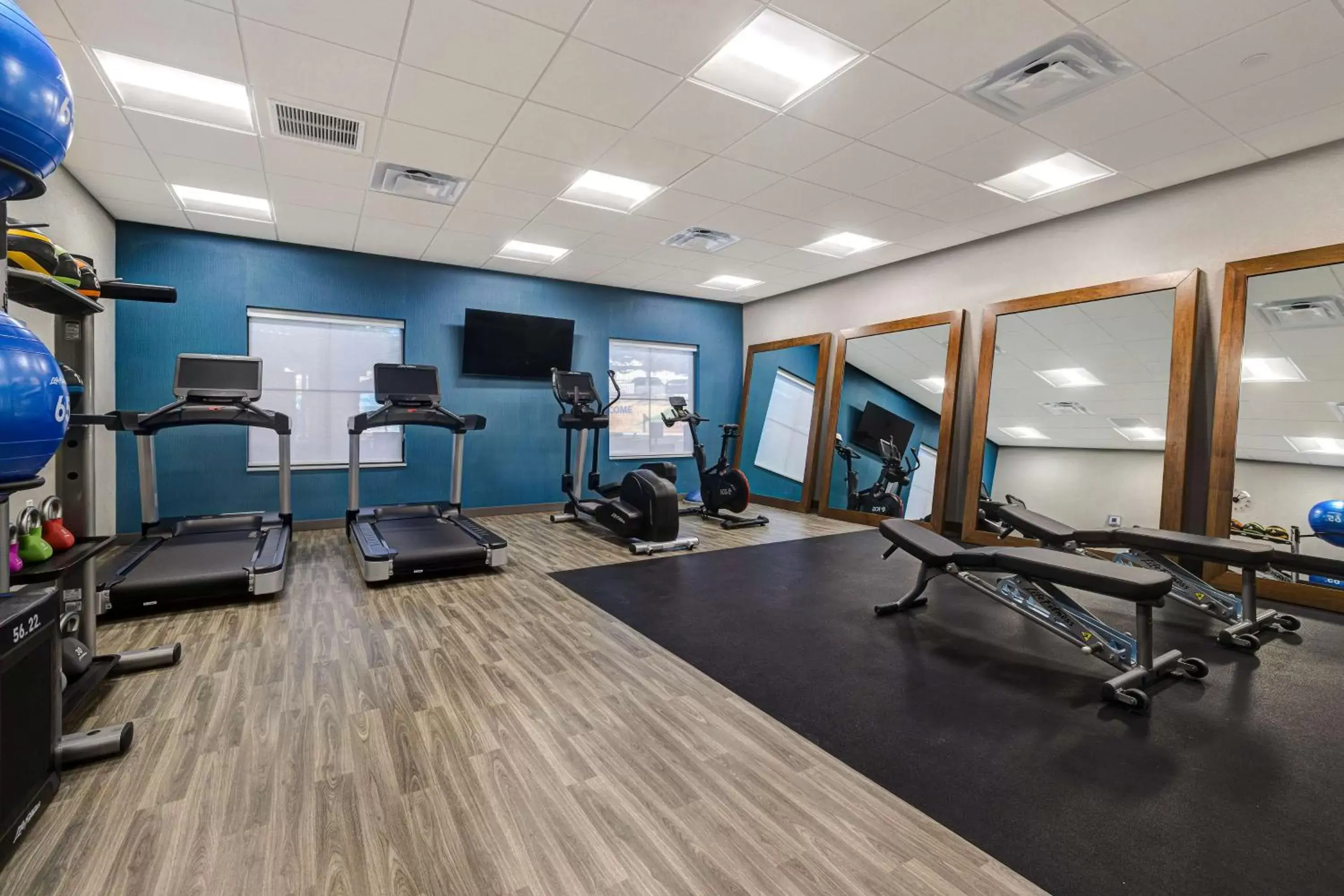 Fitness centre/facilities in Hampton Inn & Suites Marina Fitness centre/facilities in Hampton Inn & Suites Marina