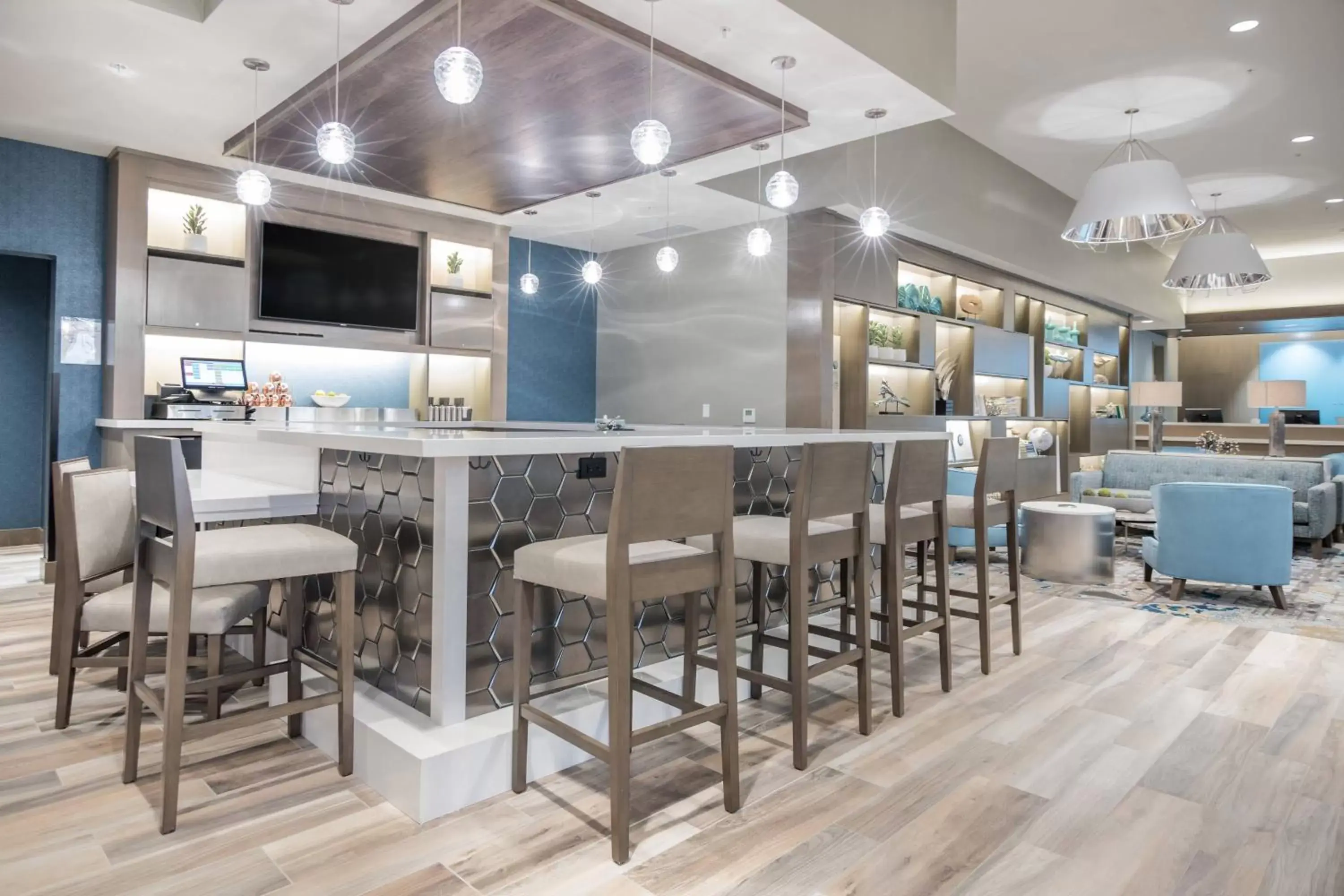 Restaurant/places to eat, Lounge/Bar in Residence Inn by Marriott San Jose North/Silicon Valley