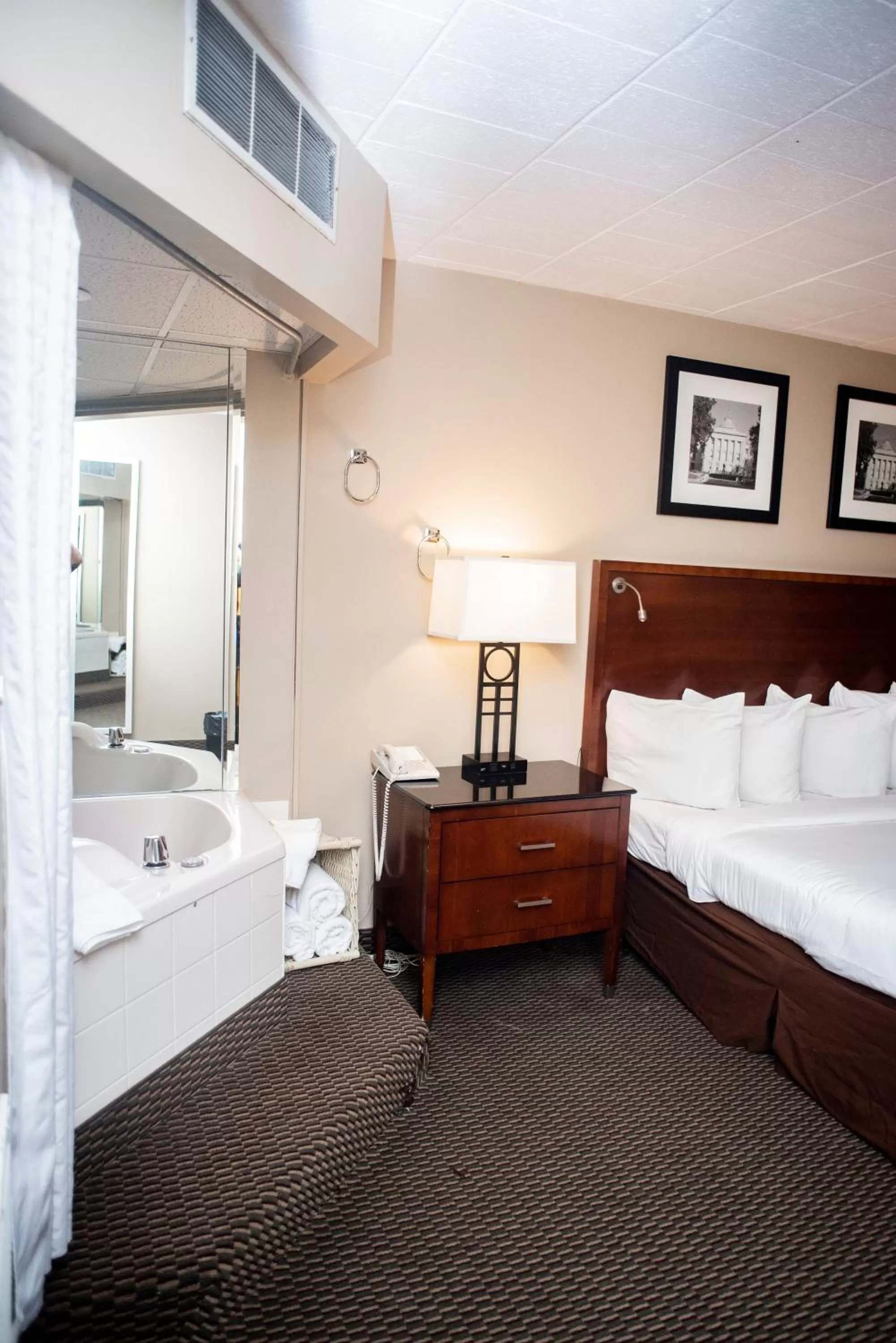 Bed in Altoona Grand Hotel