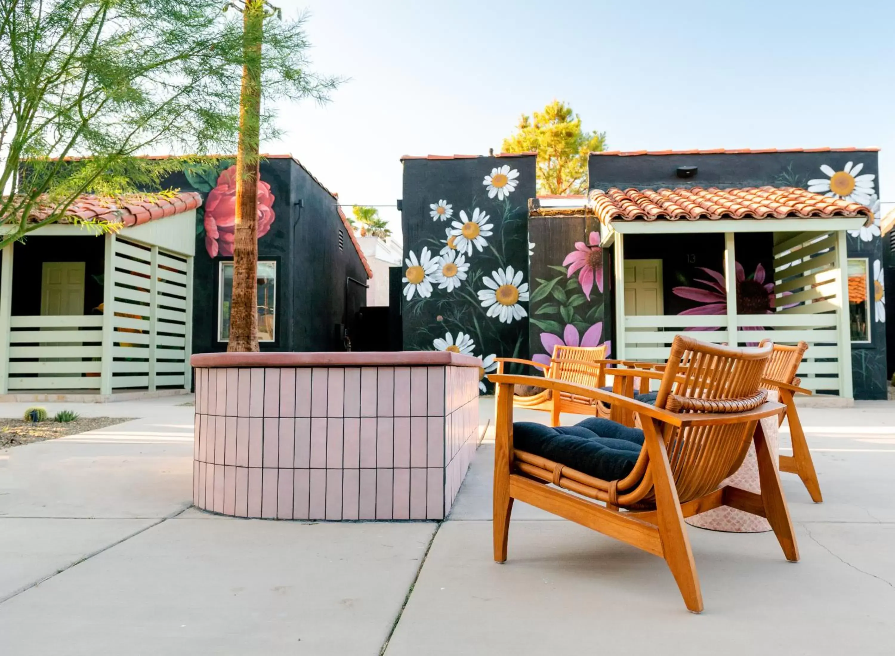 Patio in Fleur Noire Hotel