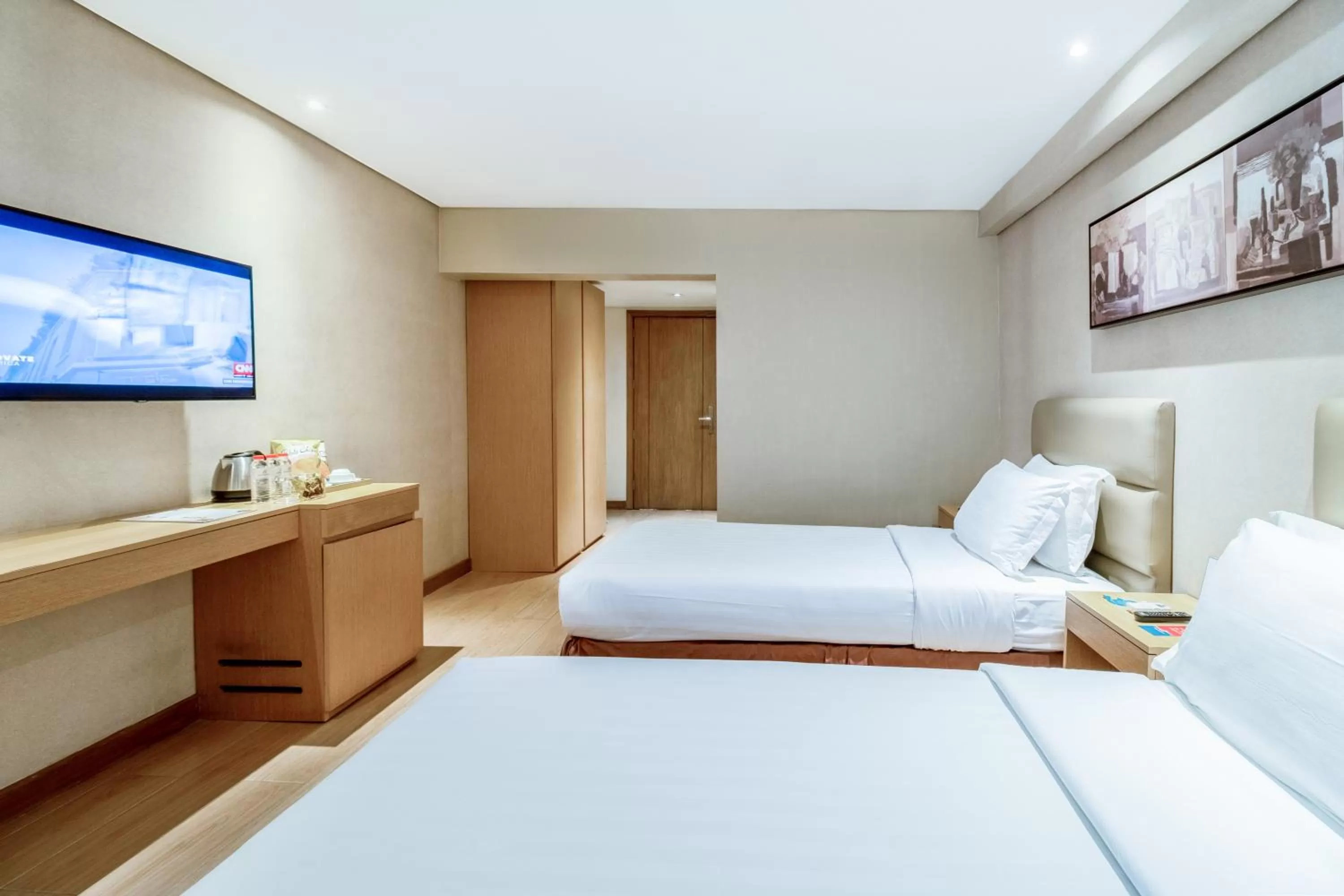 TV and multimedia, Bed in Jinjiang Inn - Ortigas