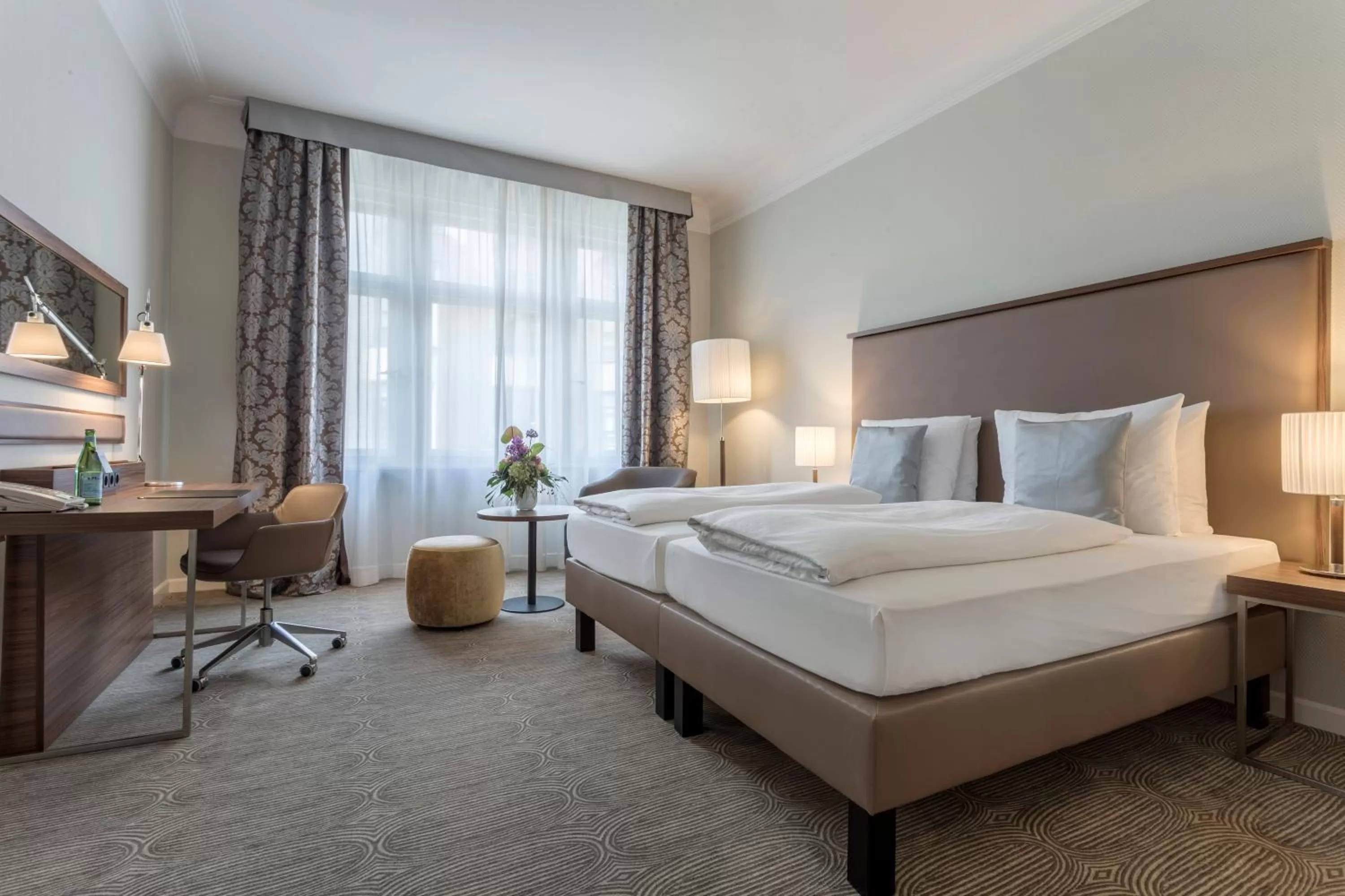 Photo of the whole room, Bed in Radisson Blu Hotel Schwarzer Bock Wiesbaden