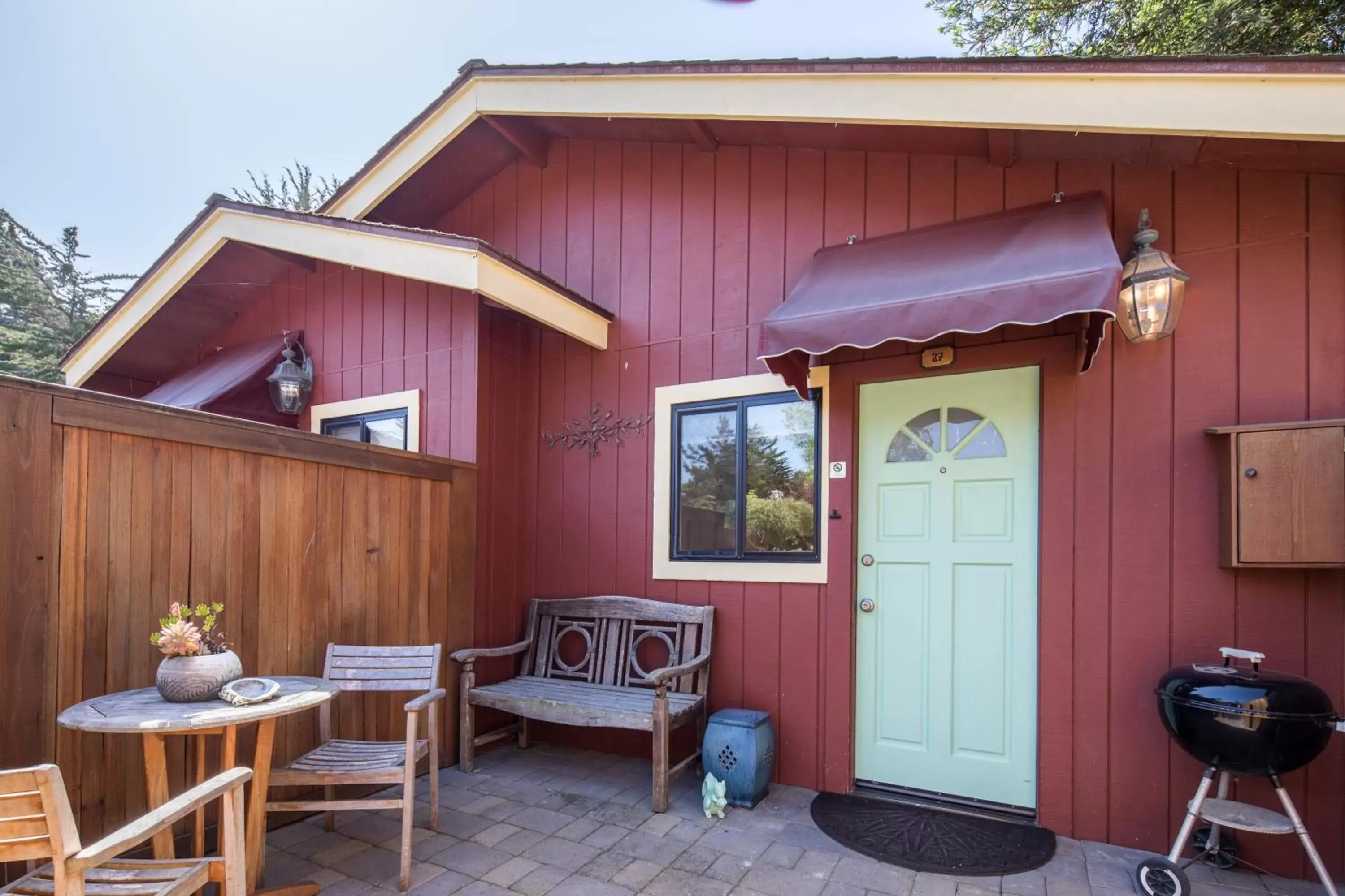 Patio in Andril Fireplace Cottages