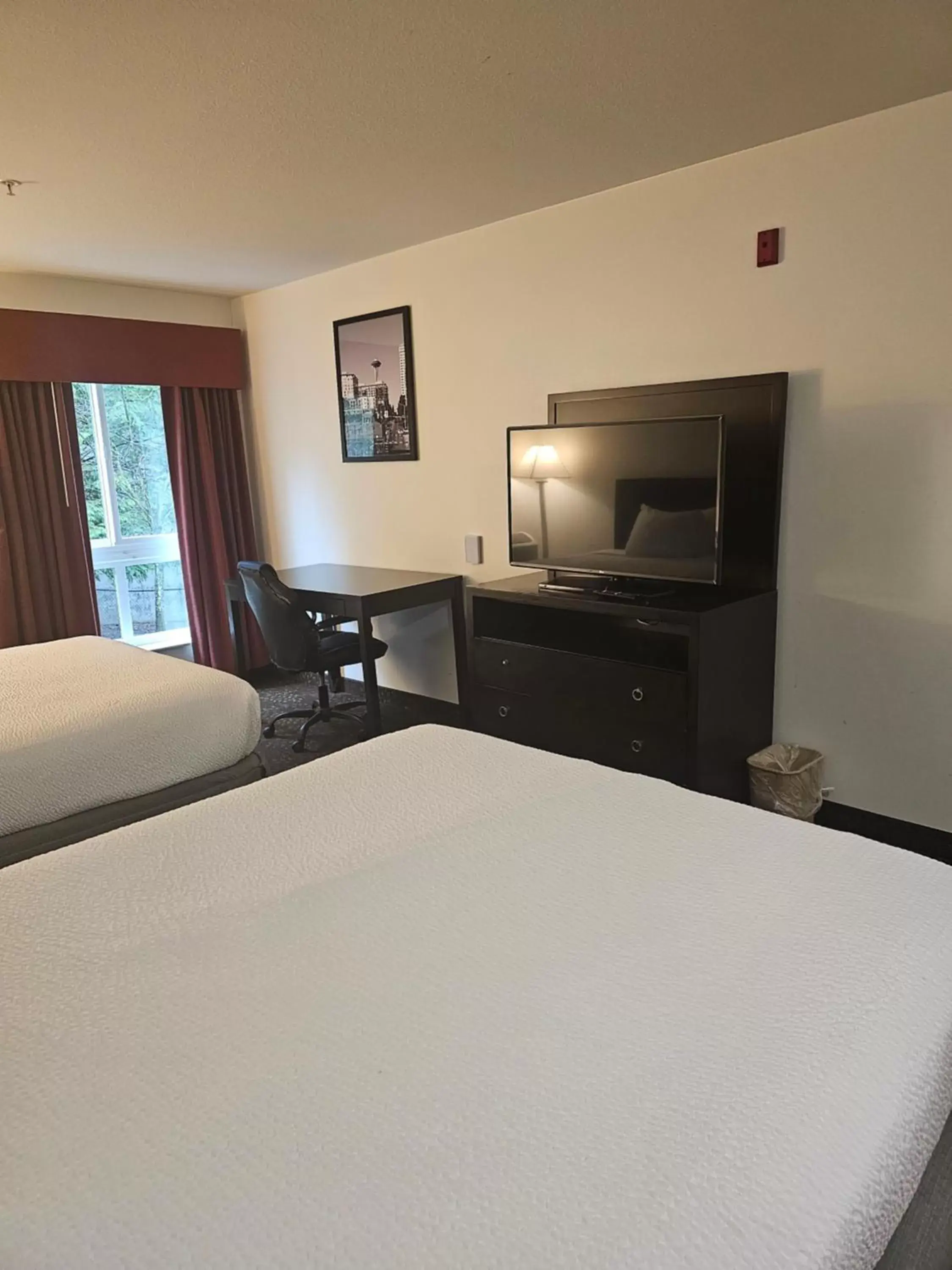 Bed in Ramada by Wyndham SeaTac Airport
