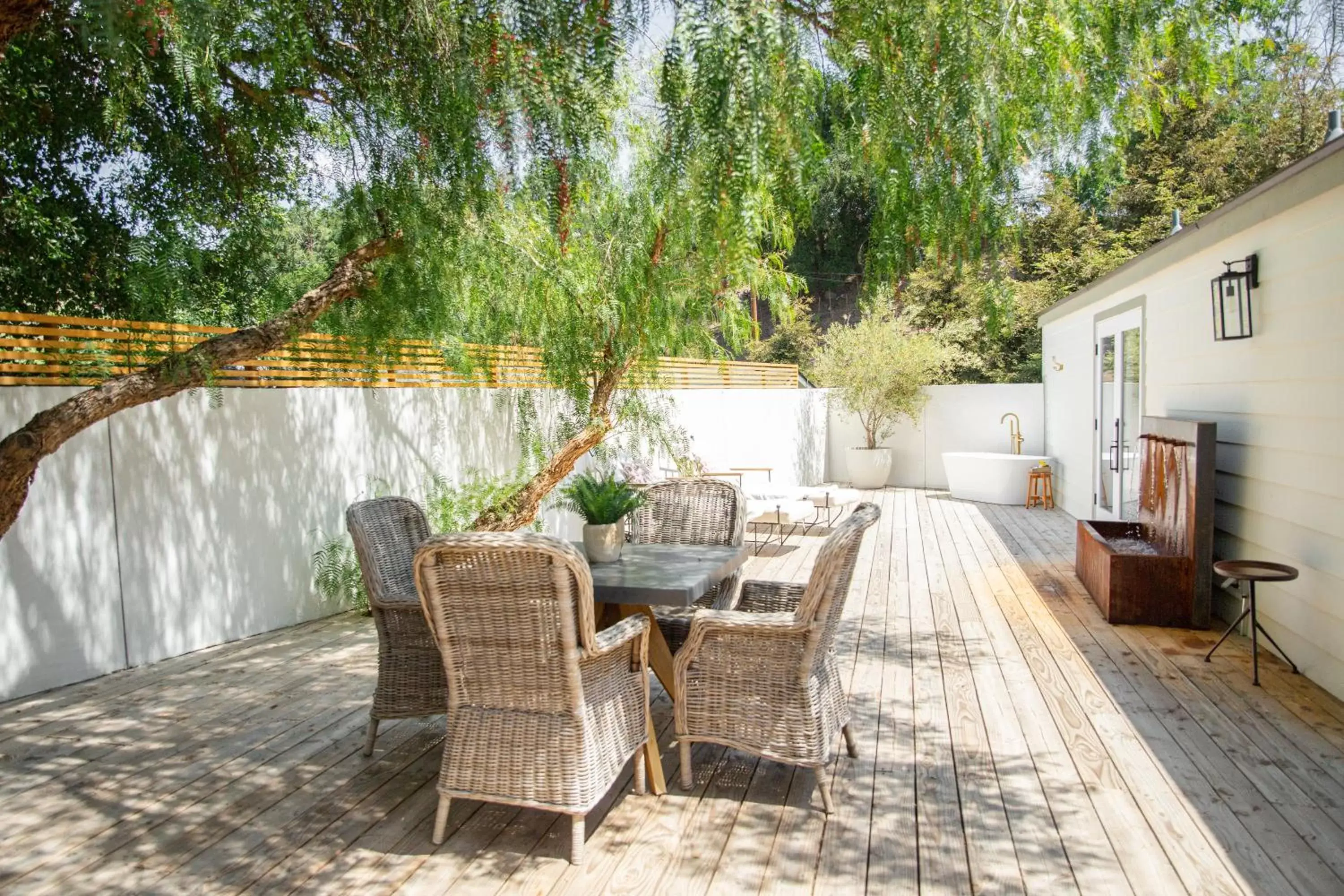 Patio in Calamigos Guest Ranch and Beach Club