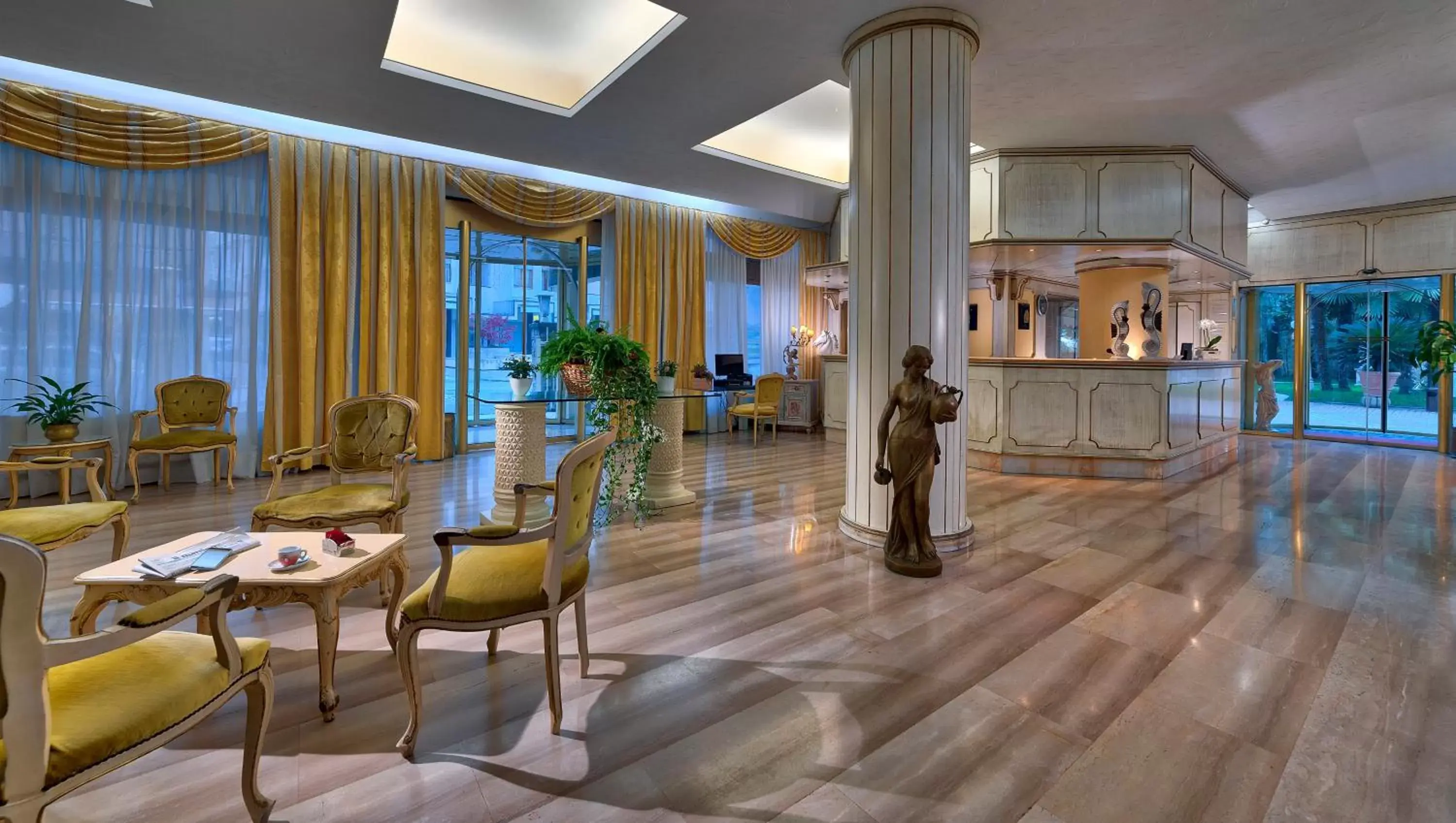 Lobby or reception in Hotel Terme Patria