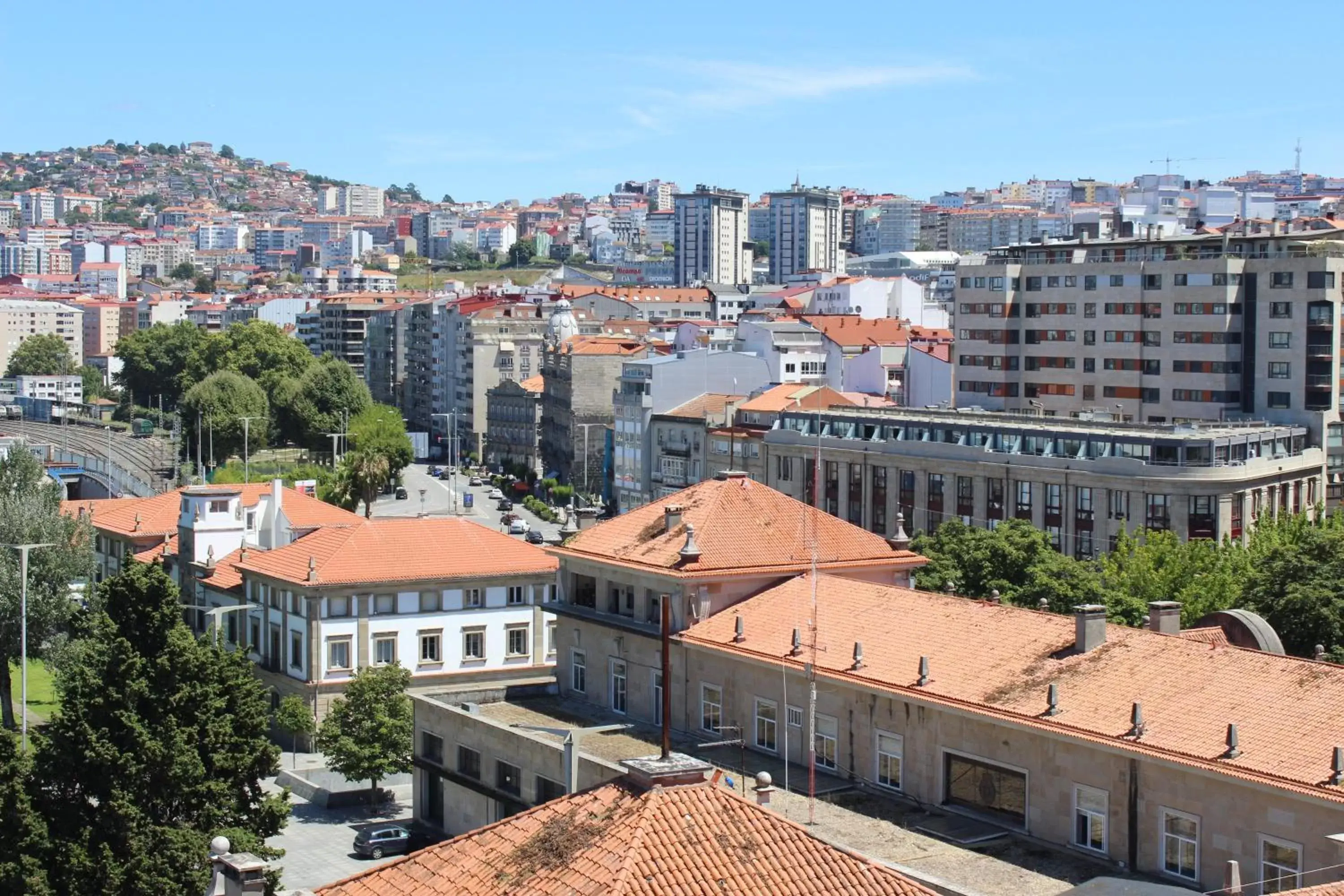 City view in Hotel Ciudad de Vigo