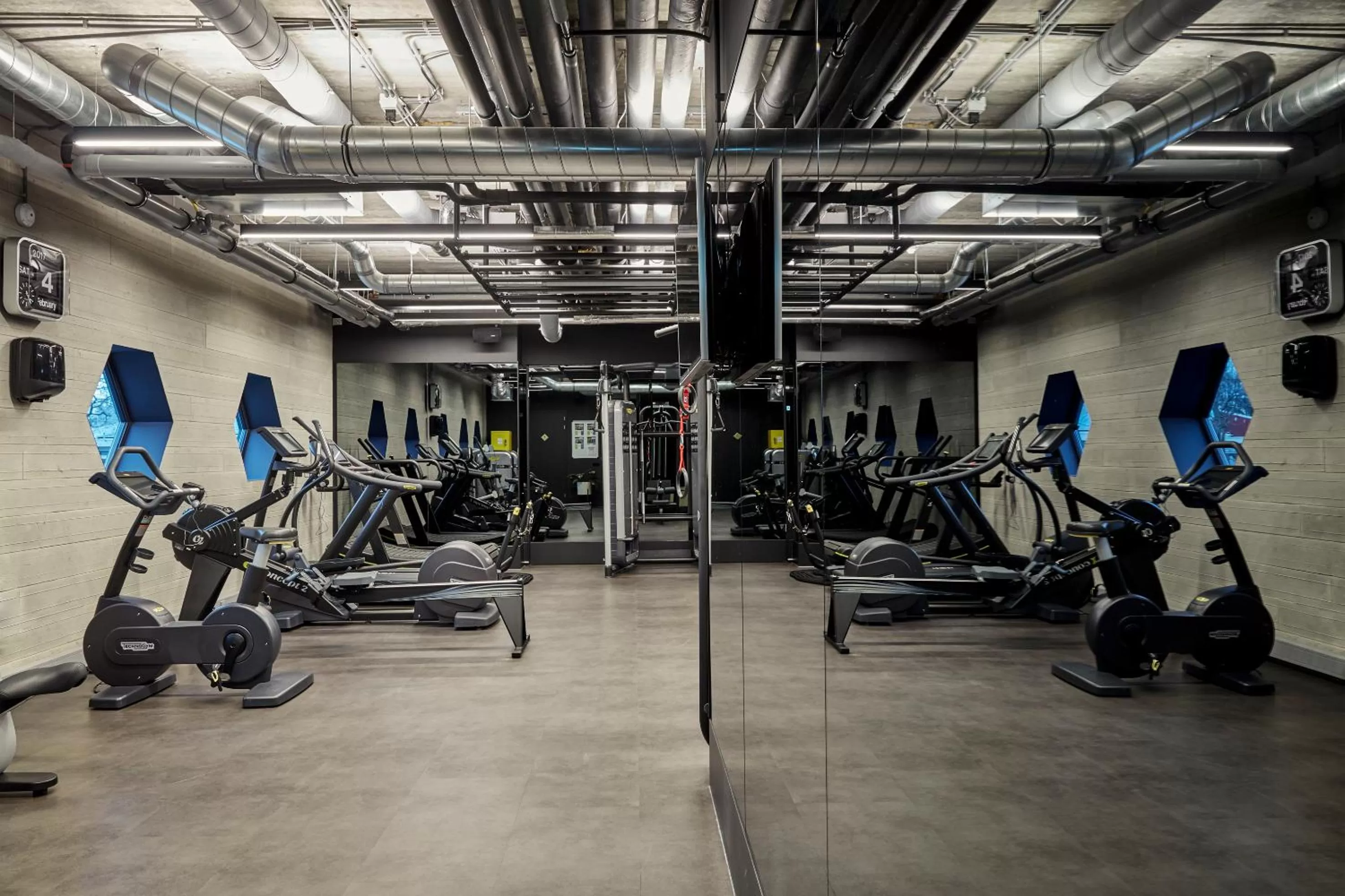 Fitness centre/facilities in Sir Adam Hotel, part of Sircle Collection