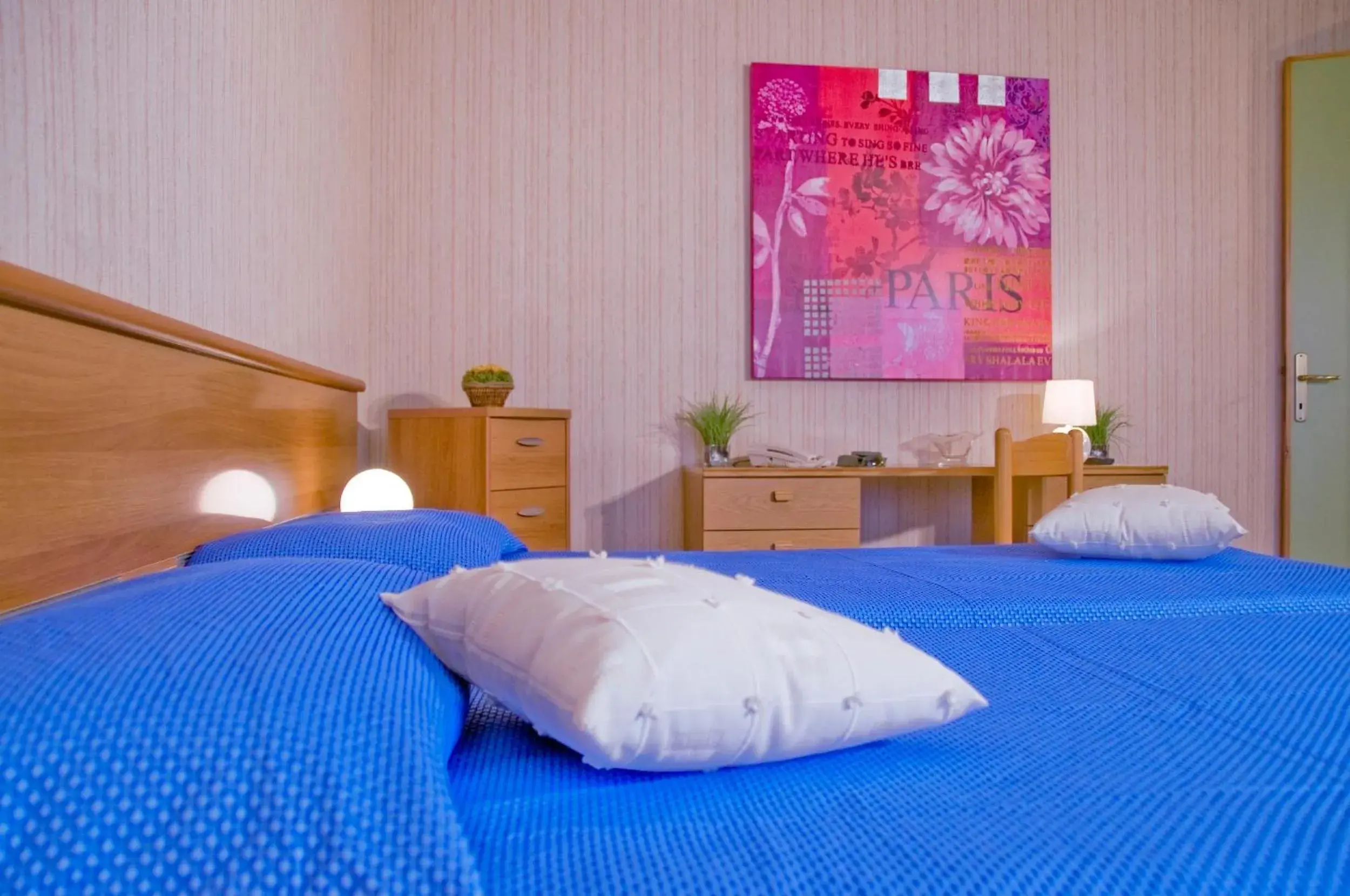Bed in Hotel Residence Ulivi E Palme