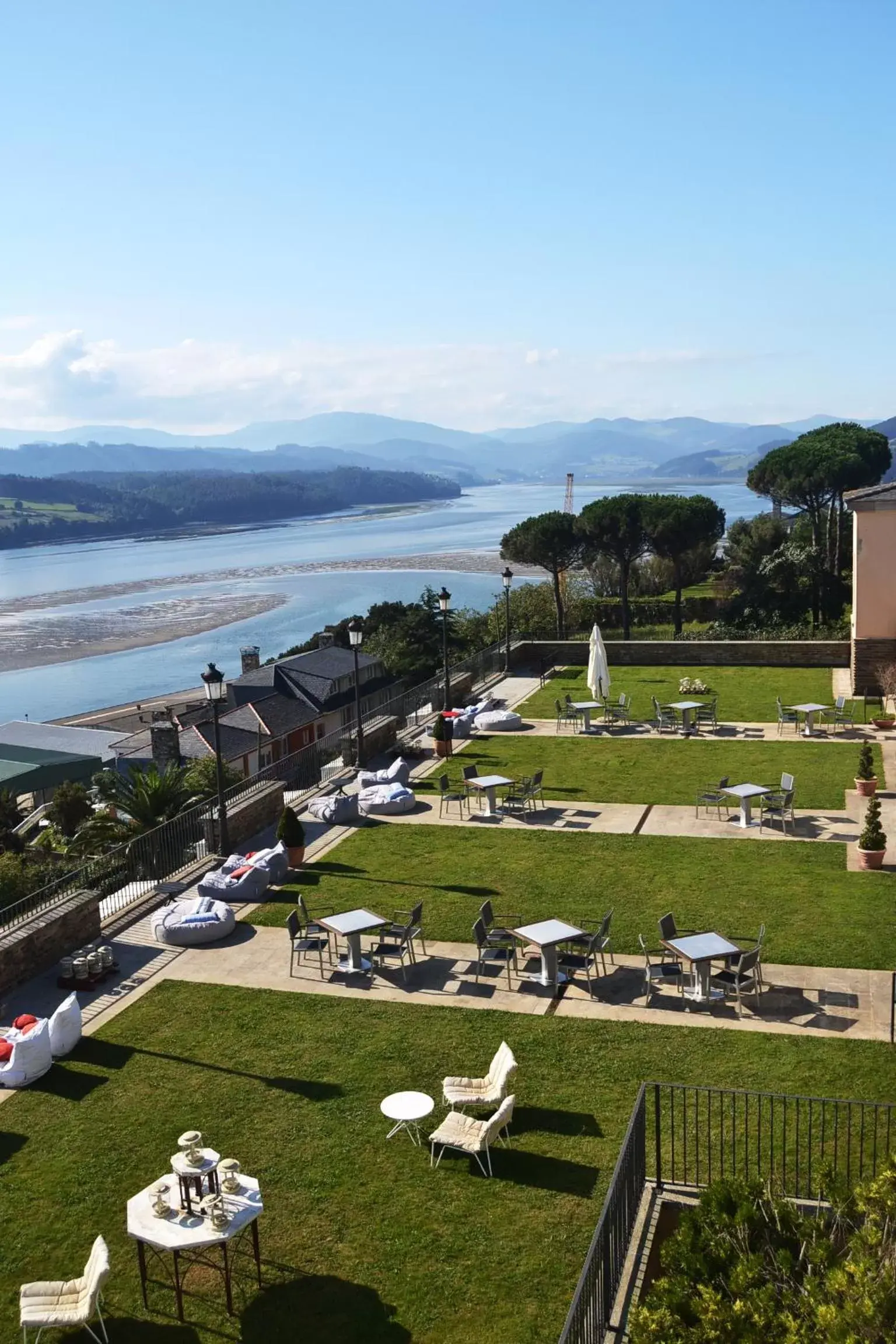 View (from property/room), Bird's-eye View in Parador de Ribadeo