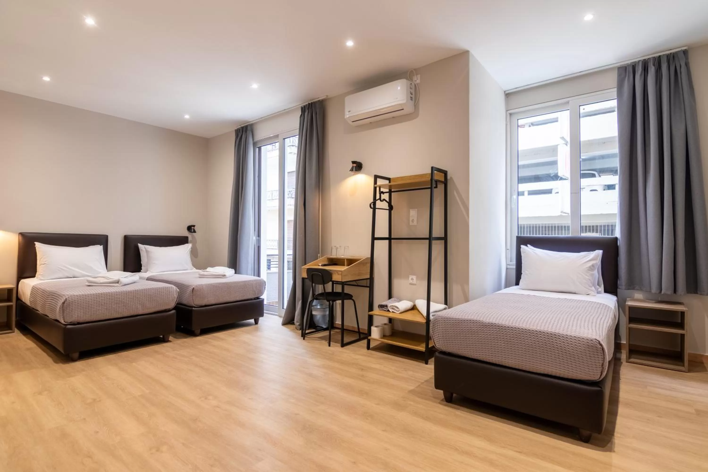 Bed in New Amaryllis Hotel