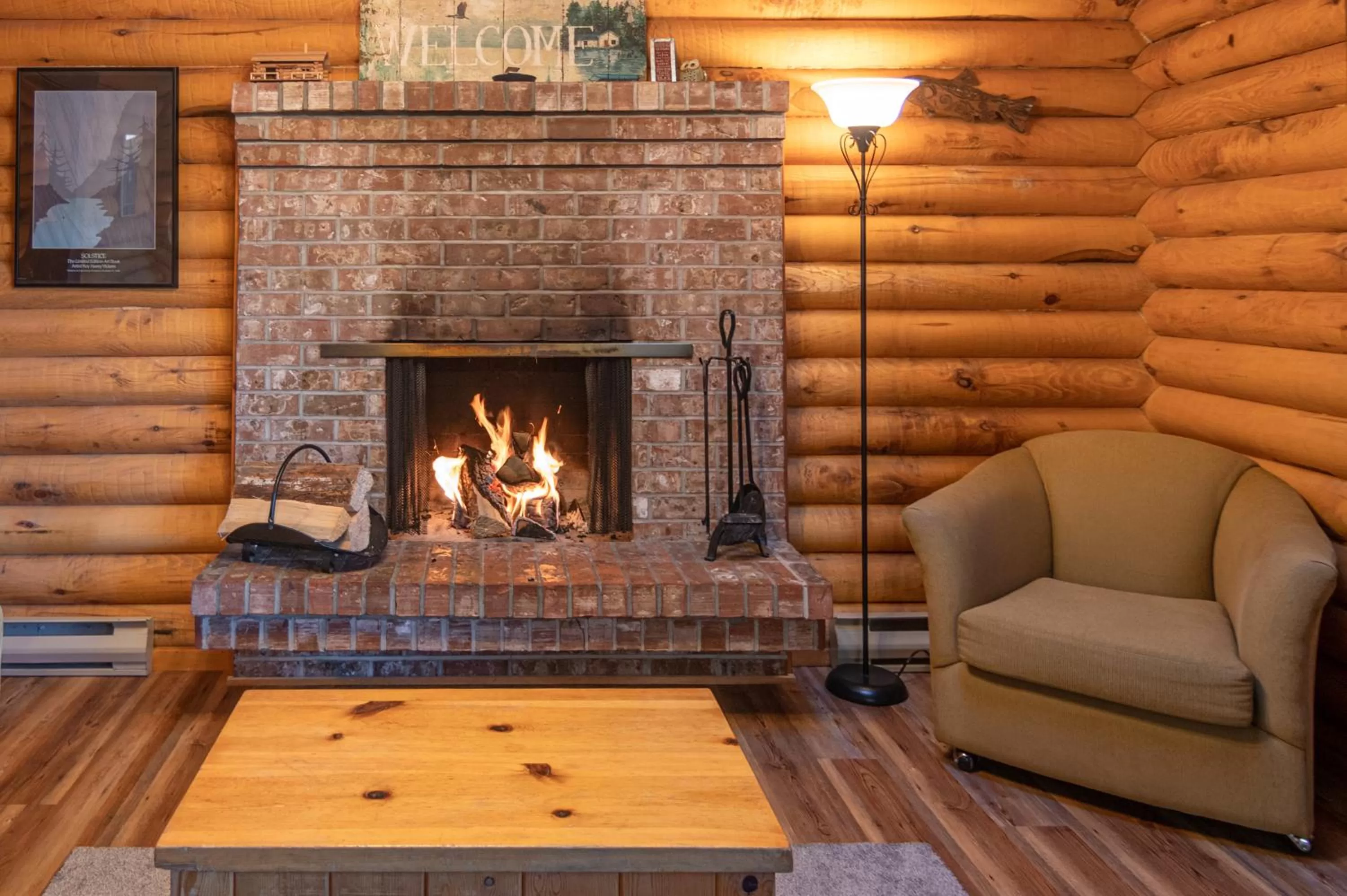 Living room in Cusheon Lake Resort