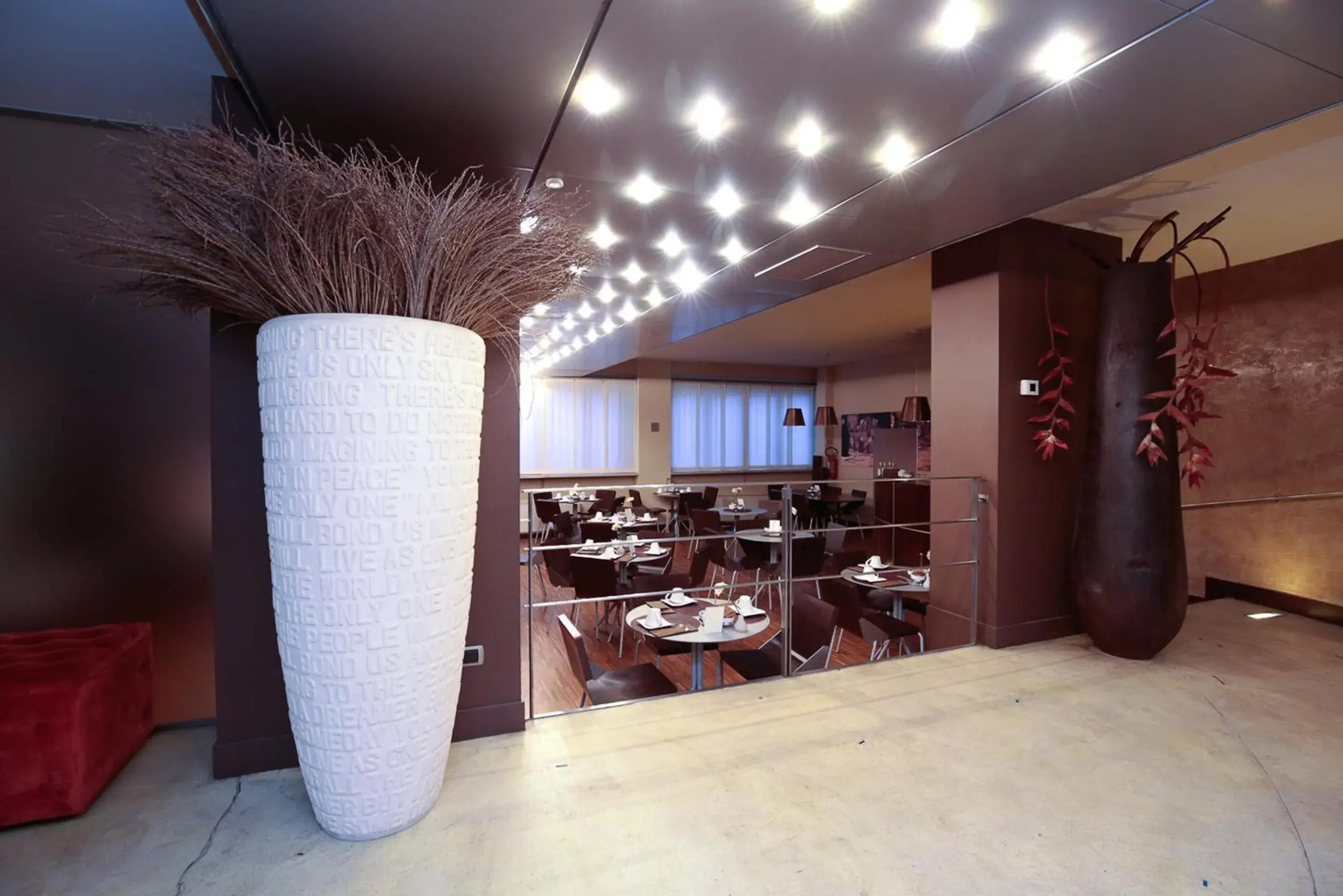 Lobby or reception, Restaurant/Places to Eat in Hotel Aleramo