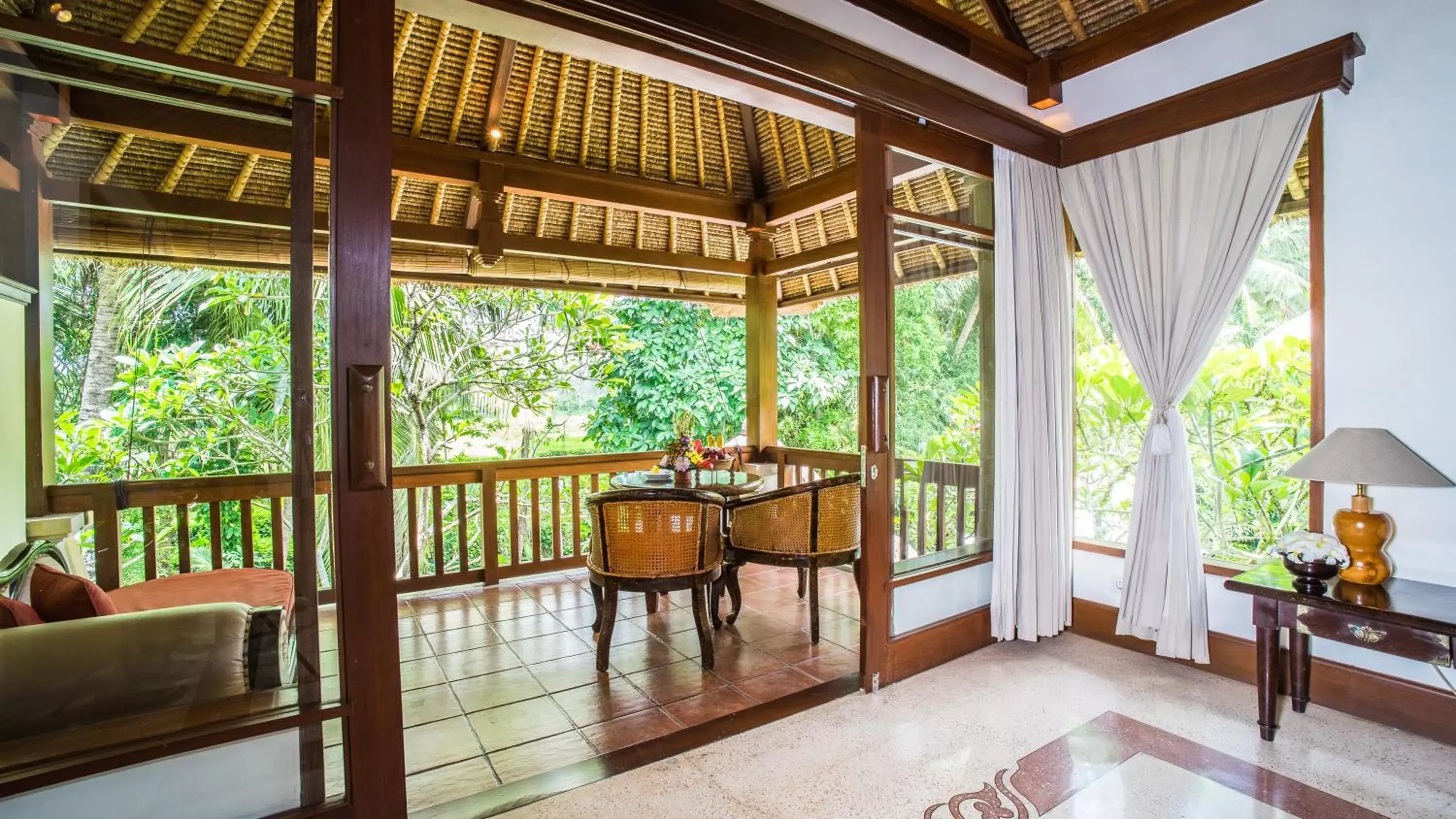 Balcony/Terrace in Kori Ubud Resort, Restaurant & Spa