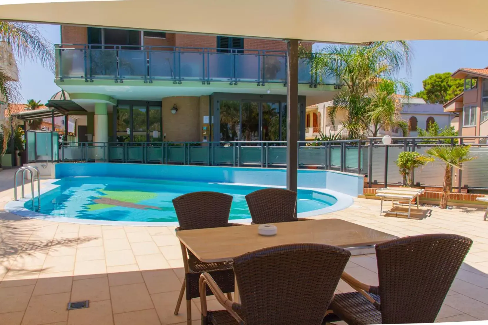 Property building, Swimming Pool in Residence Playa
