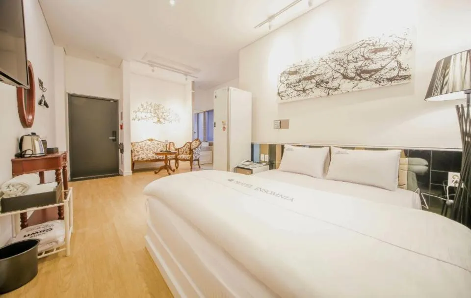Bed in 호텔 인썸니아 Hotel Insomnia 失眠酒店