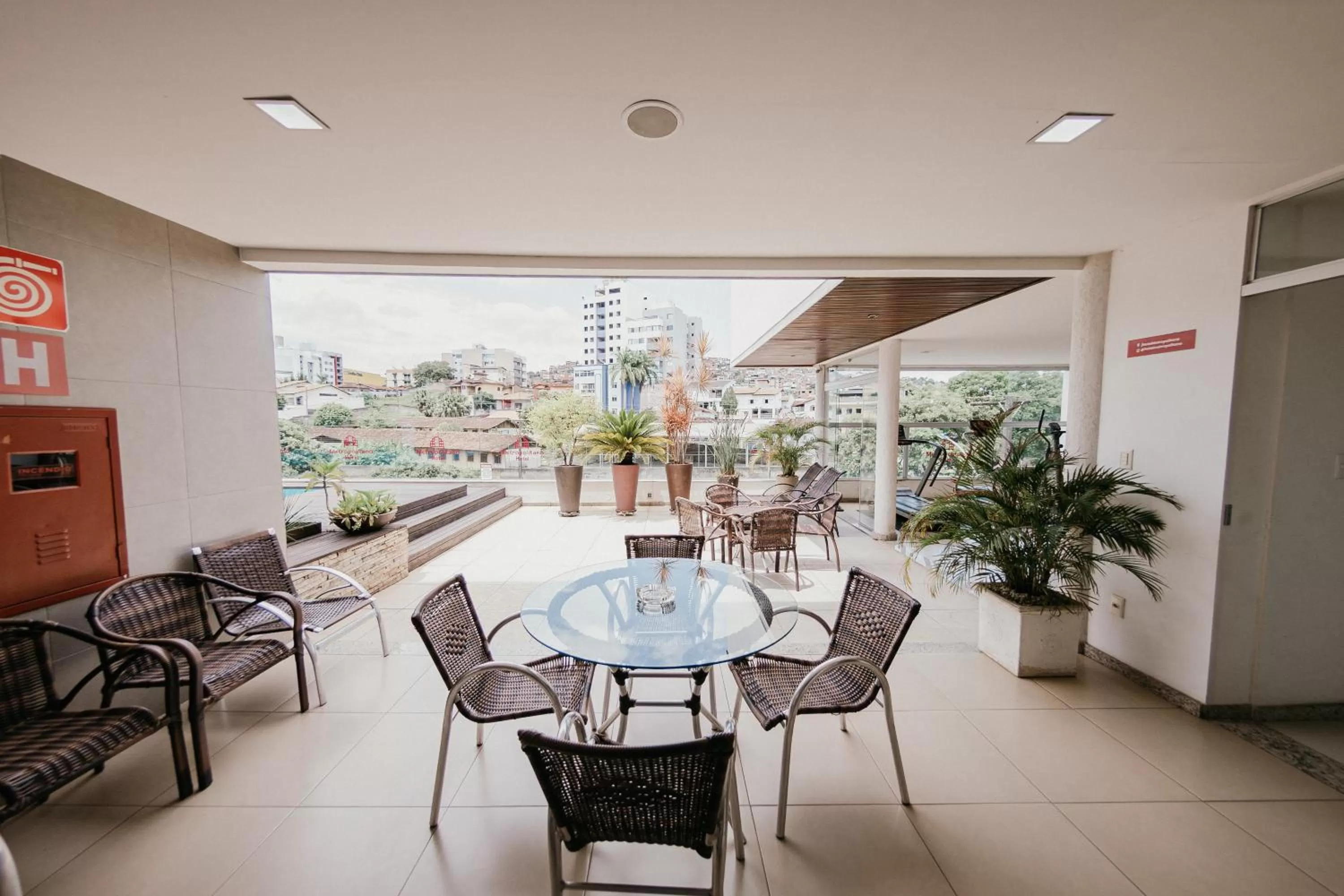 Balcony/Terrace in Hotel Metropolitano