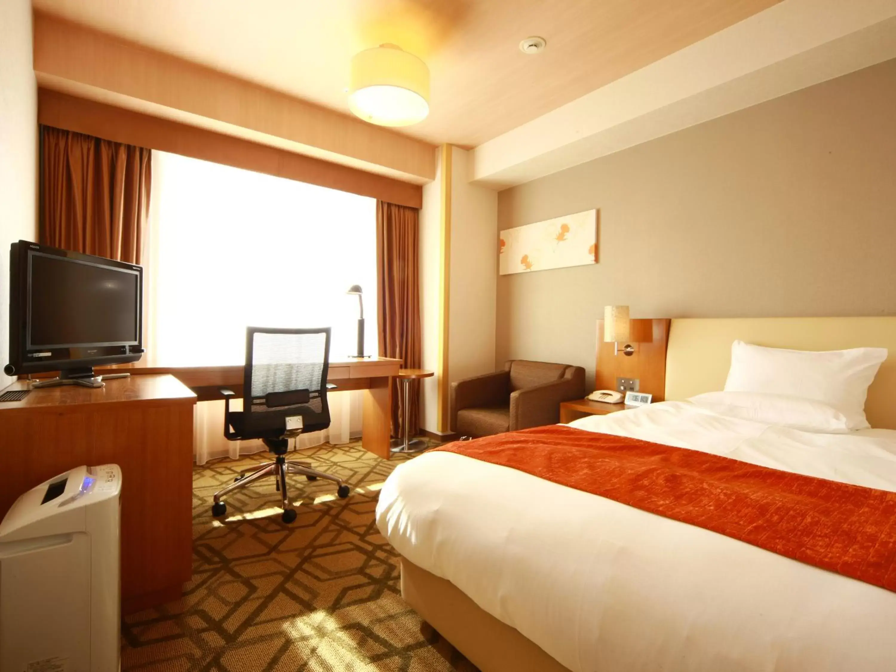 Bed in Hotel Metropolitan Yamagata