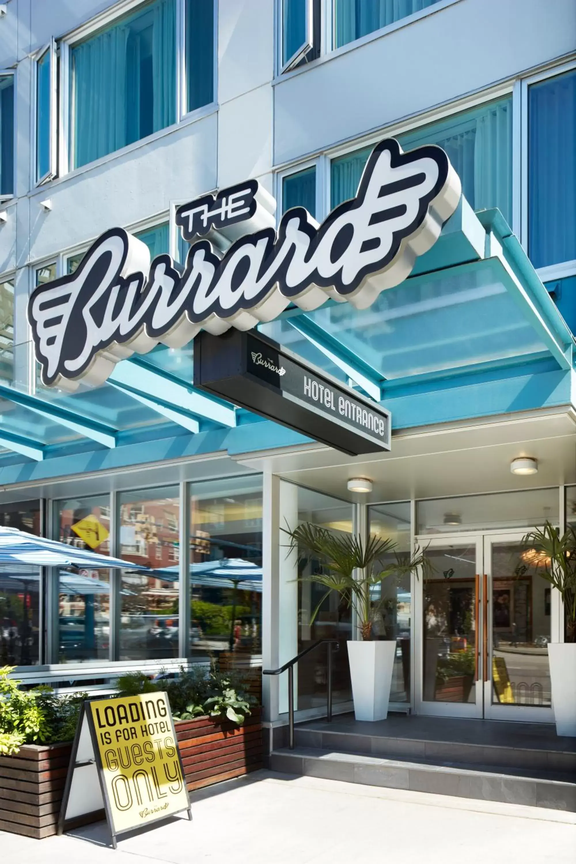 Facade/entrance in The Burrard Facade/entrance in The Burrard