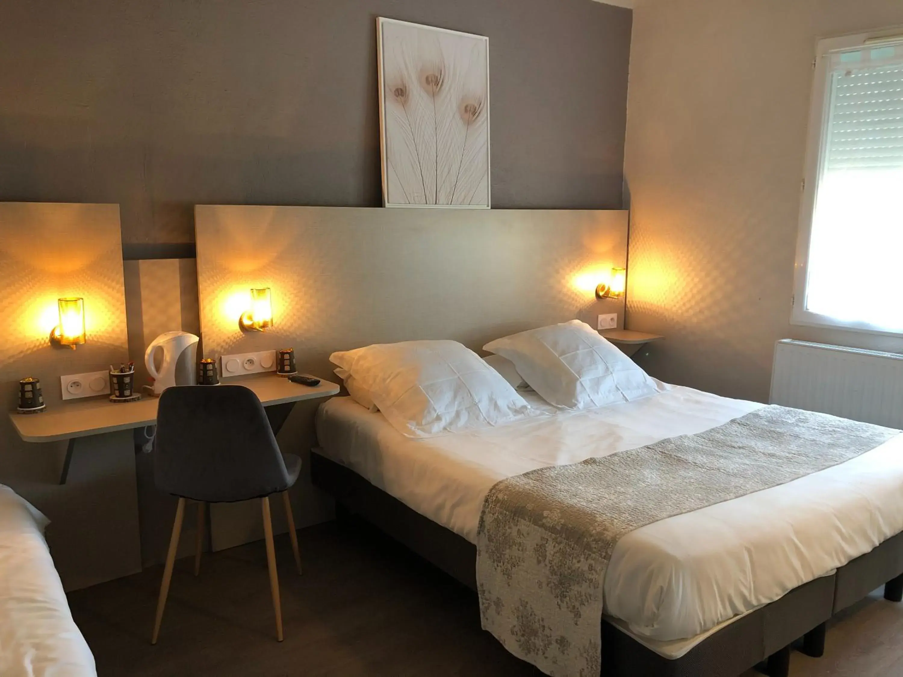 Bed in Hôtel Du Viaduc