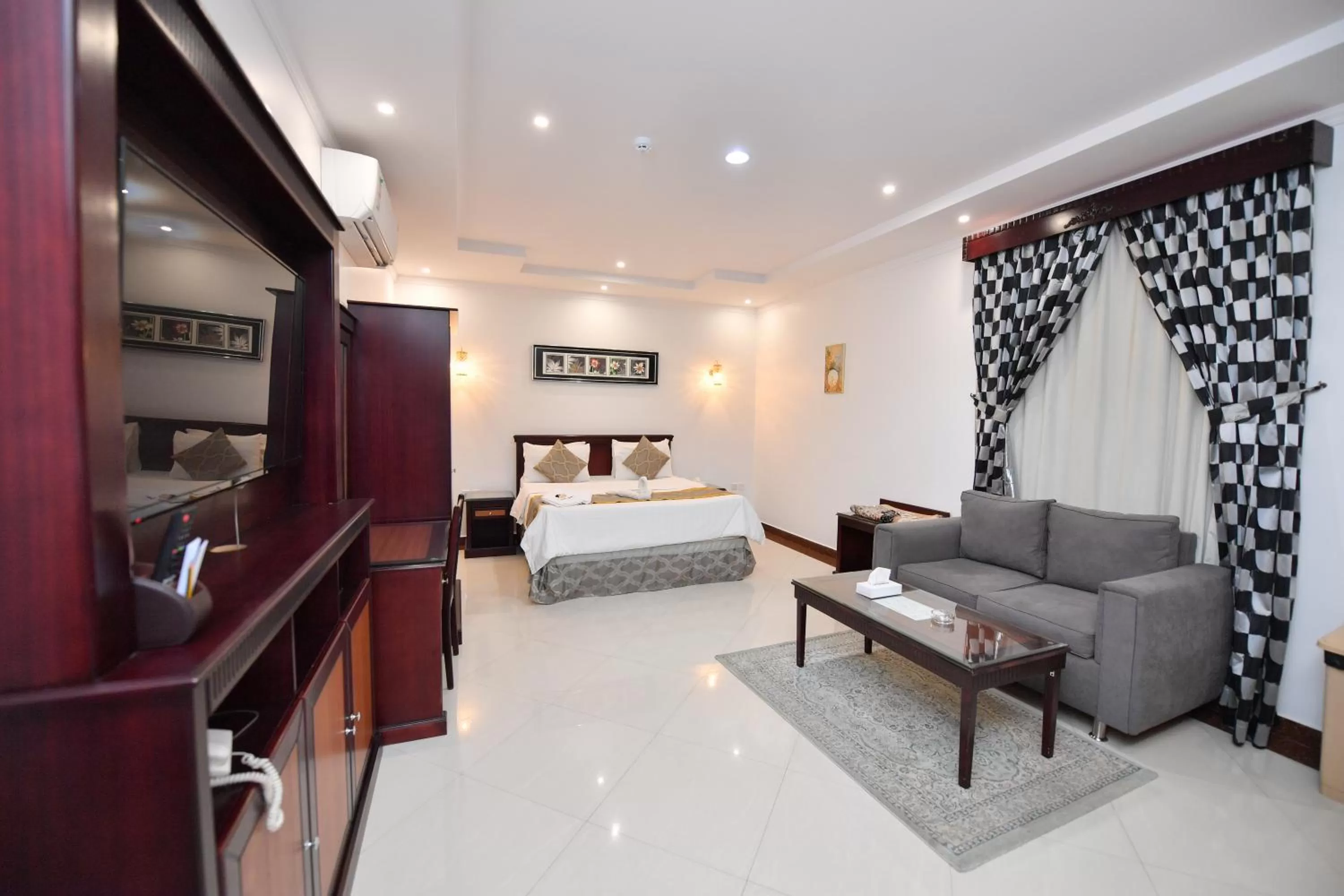 Bed in Aseel Alsharq Serviced Apartments - اقتصادي