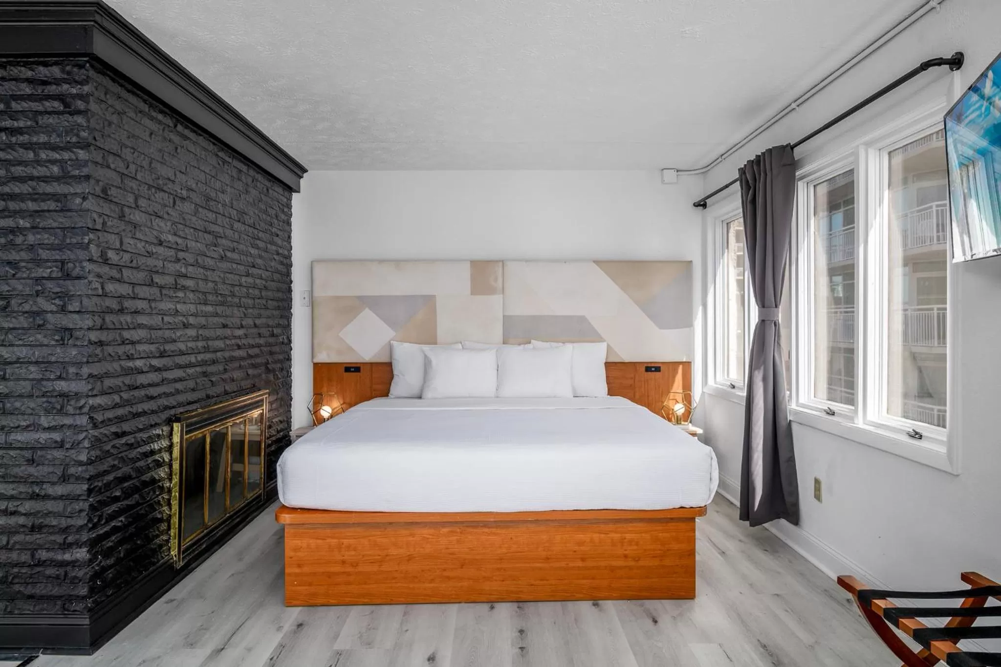 Bed in The Beverley Beach House