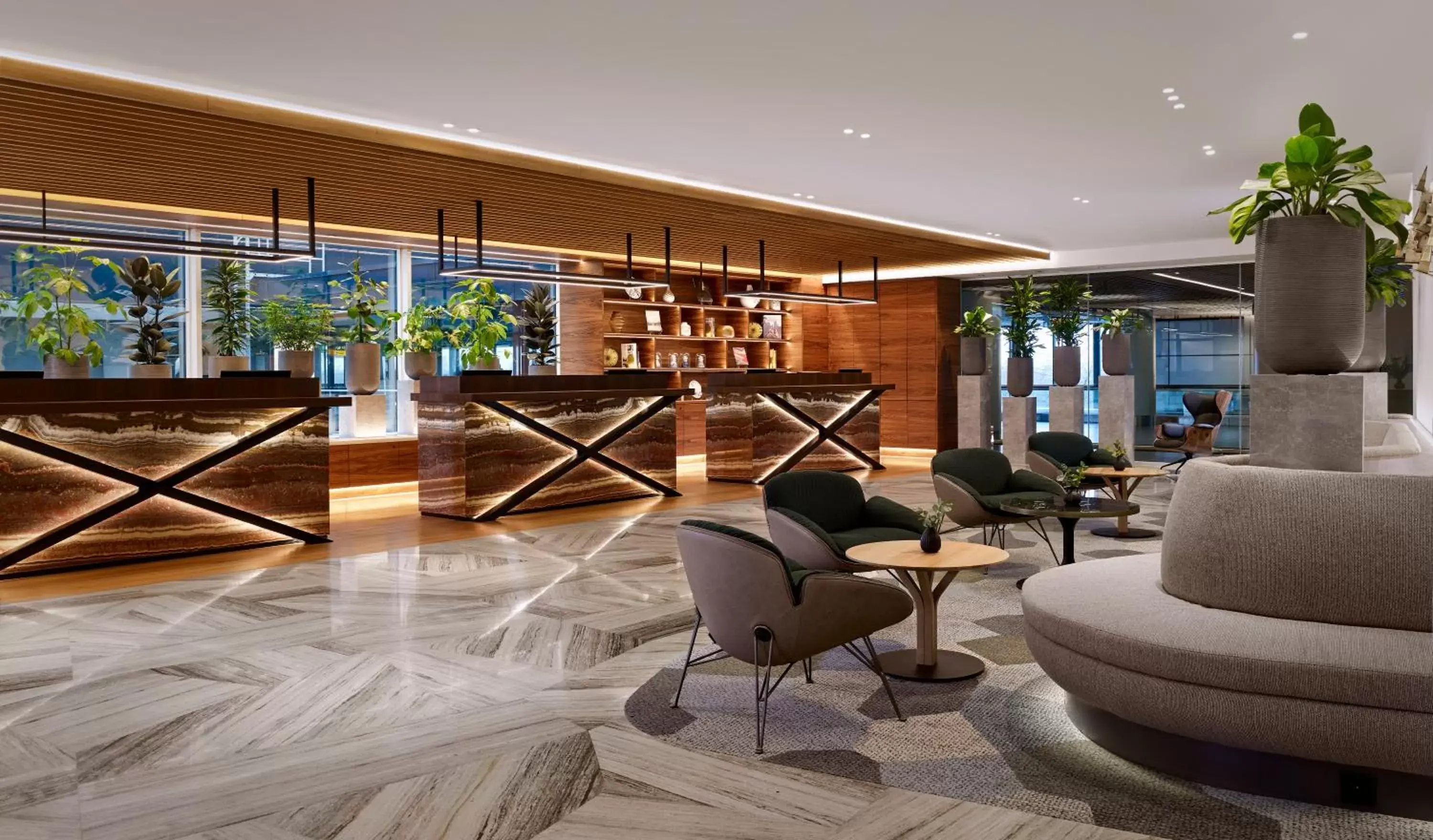 Lobby or reception in Sheraton Amsterdam Airport Hotel and Conference Center