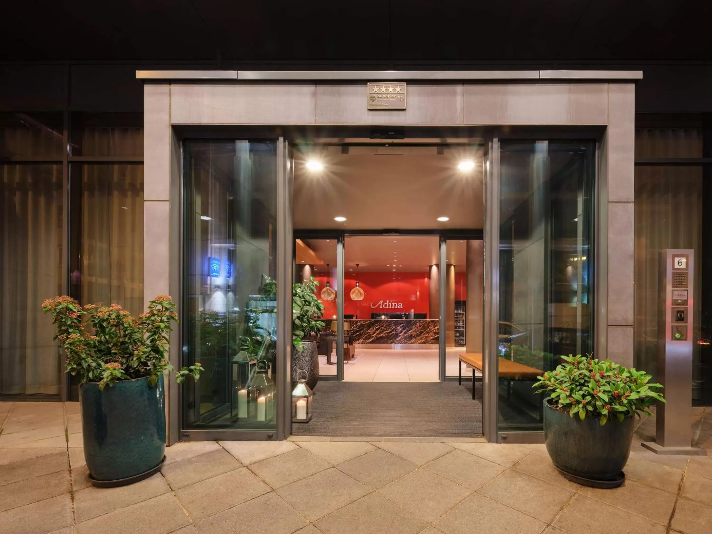 Property building in Adina Apartment Hotel Frankfurt Neue Oper Property building in Adina Apartment Hotel Frankfurt Neue Oper