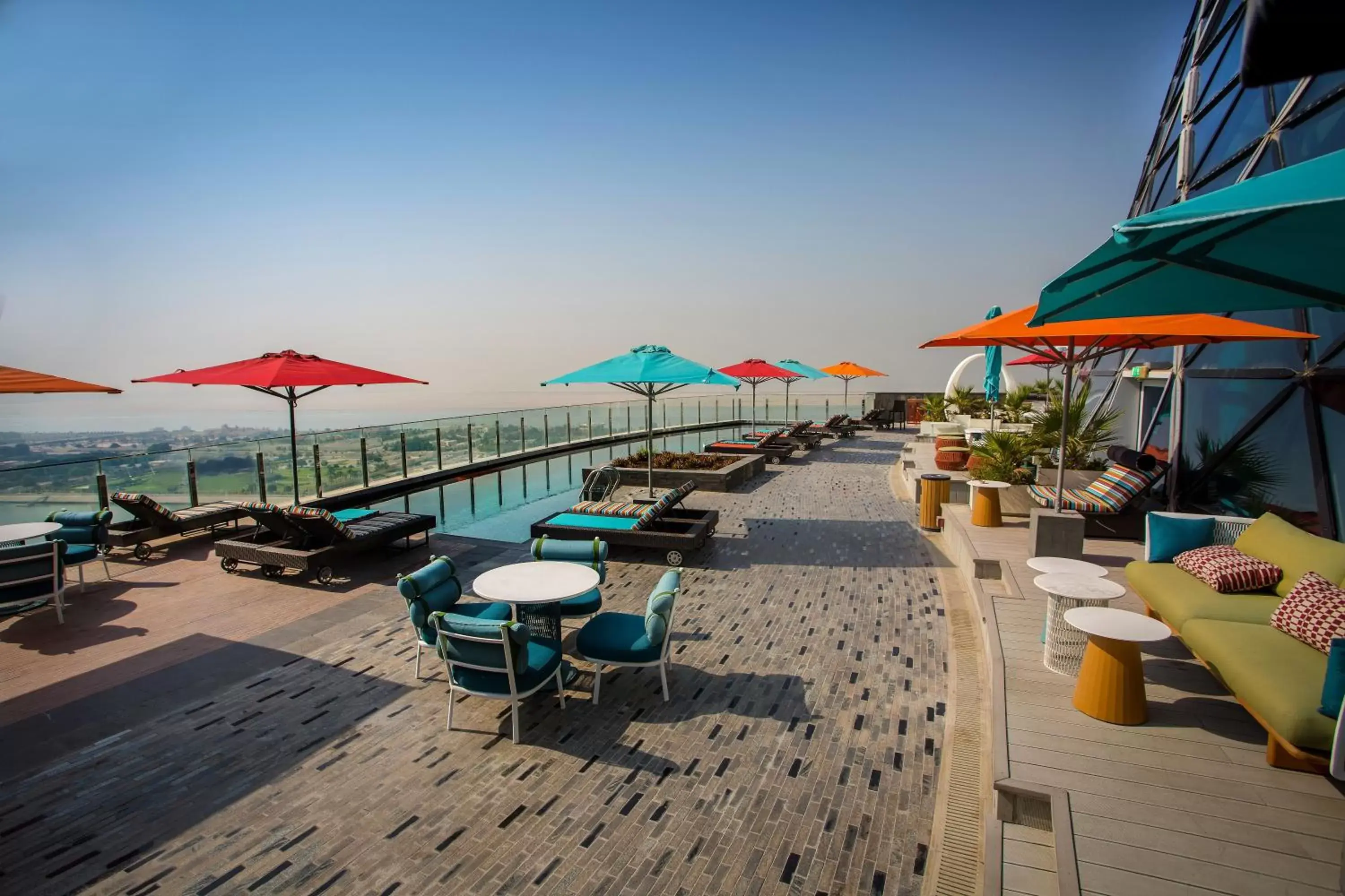 Patio in Andaz Capital Gate Abu Dhabi - a concept by Hyatt