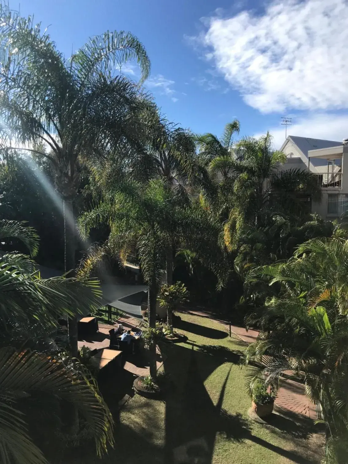 Garden view in Sanctuary Beach Resort