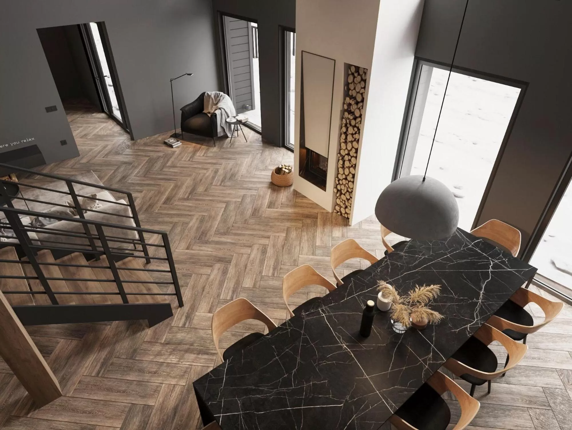 Dining Area in Tree House Relax Park