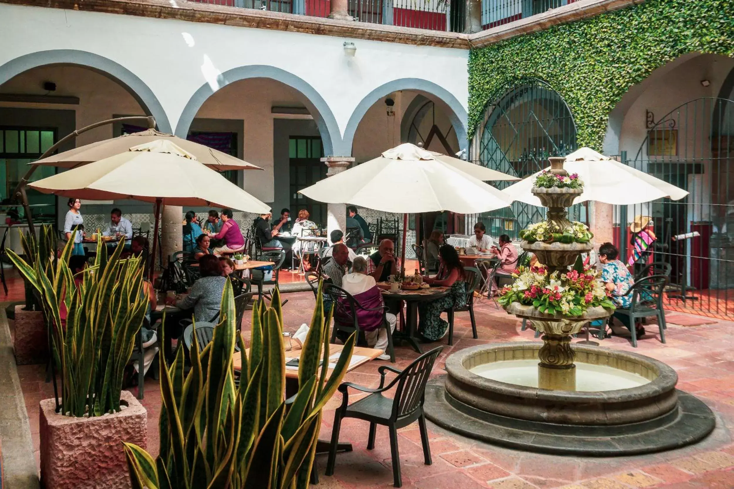 Patio in Hotel Hidalgo