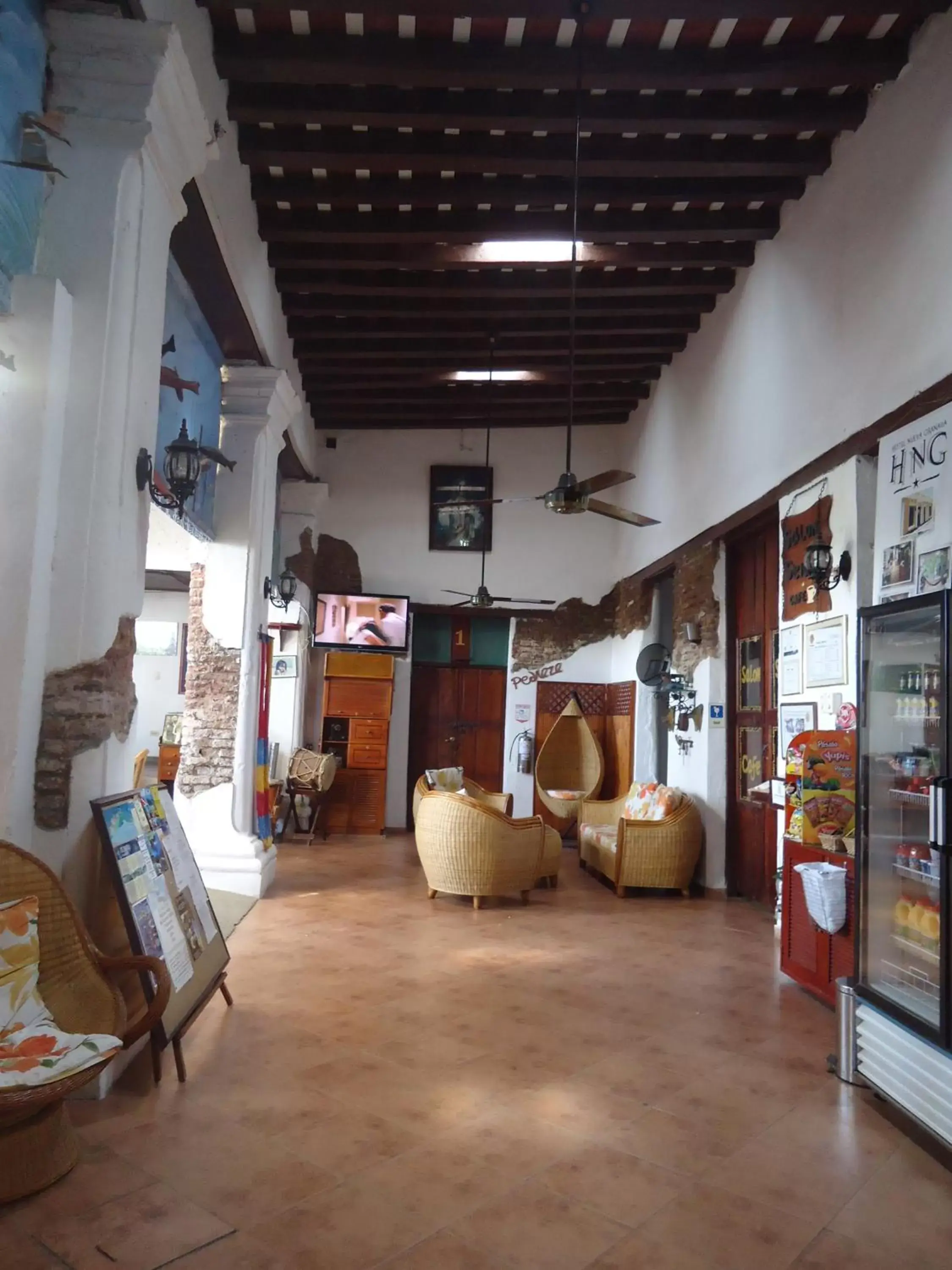 Seating area, Lobby/Reception in Hotel Nueva Granada