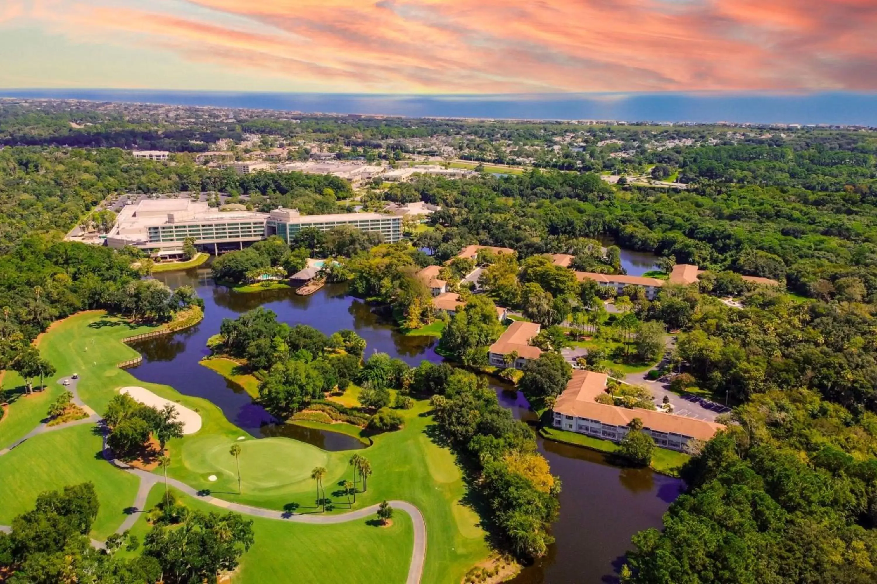 Beach, Bird's-eye View in Sawgrass Marriott Golf Resort & Spa