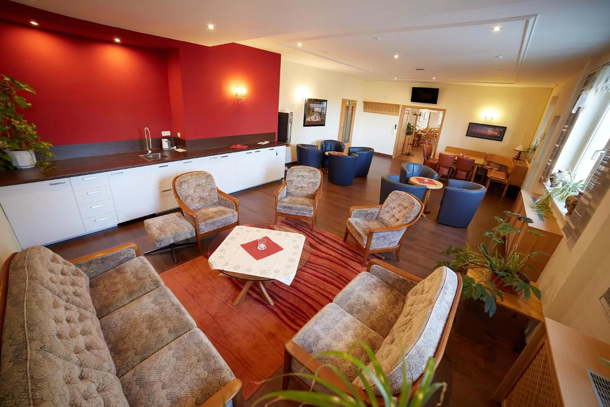 Lounge or bar in Berghotel Tambach