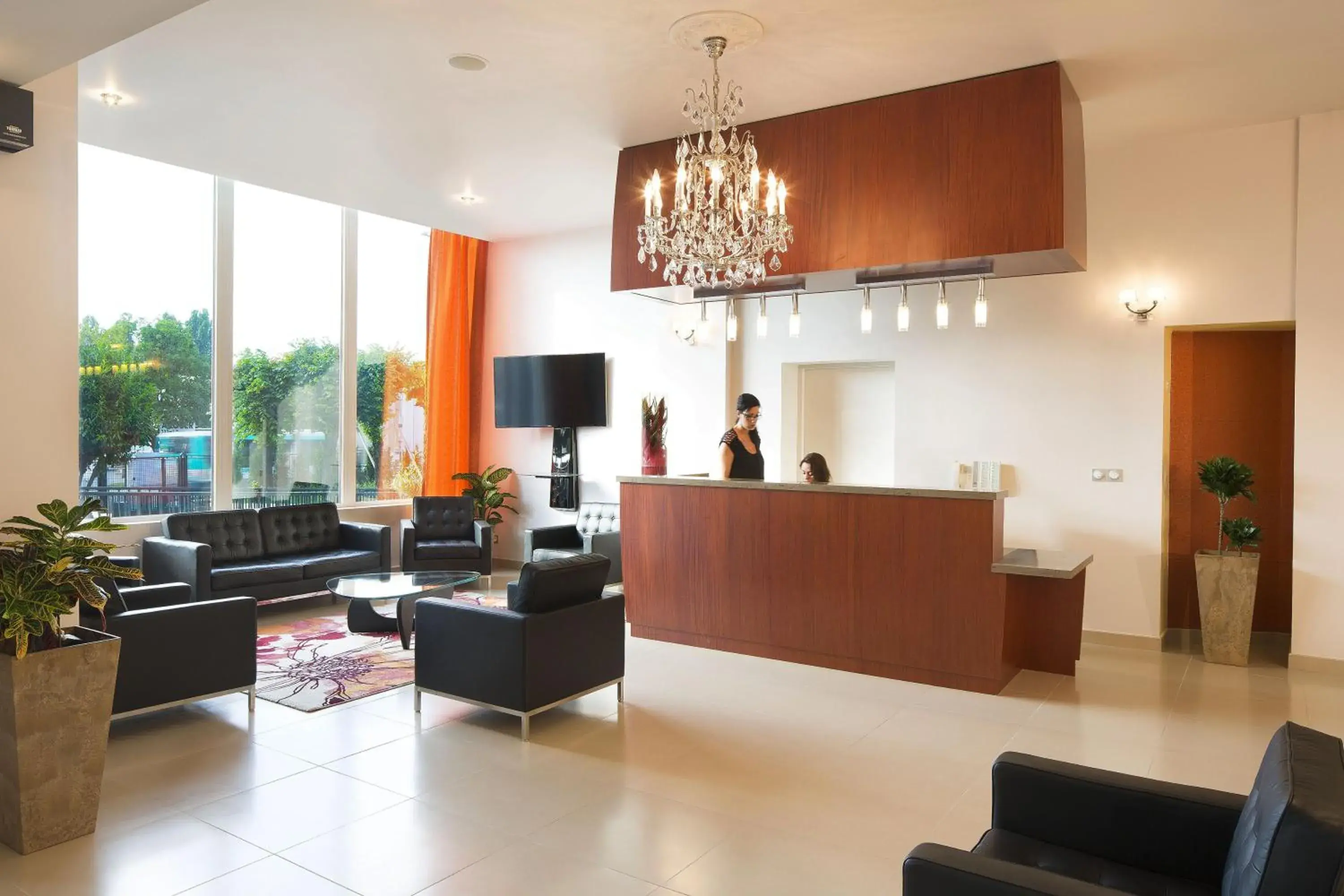 Lobby or reception, Lobby/Reception in Executive Hôtel Paris Gennevilliers