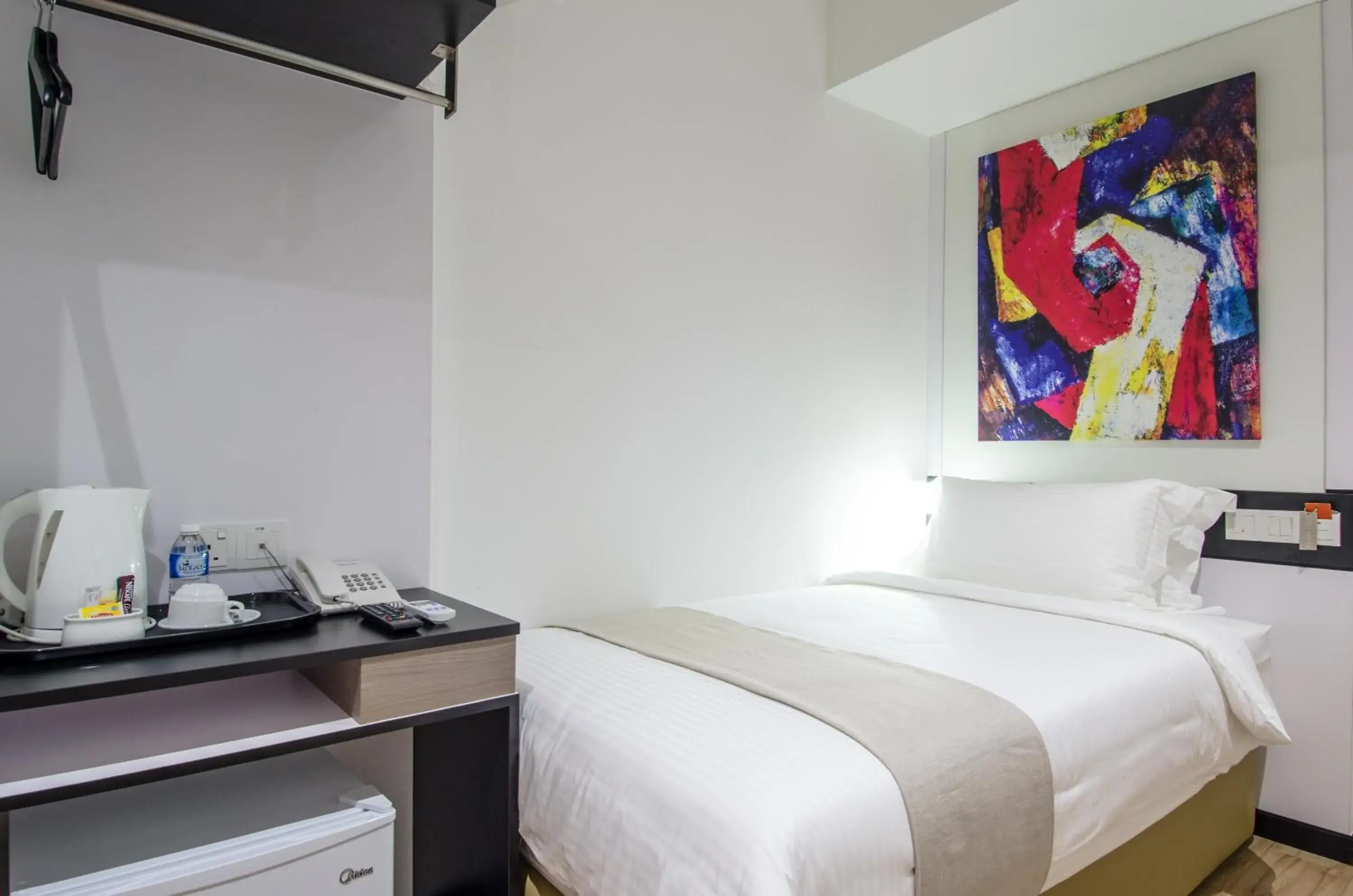 Bed in 12FLY Hotel Kuala Lumpur