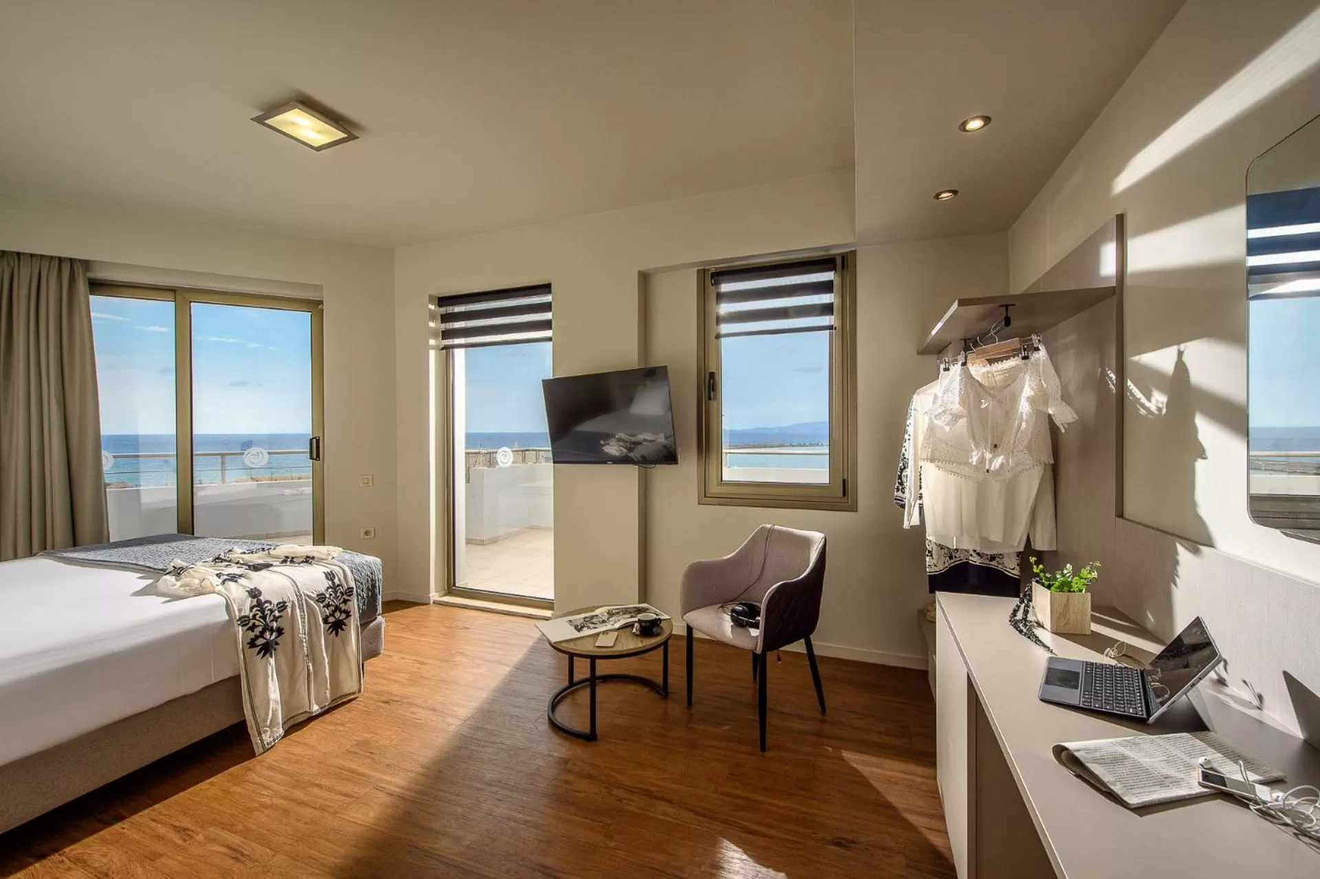 View (from property/room), Bed in Marin Hotel