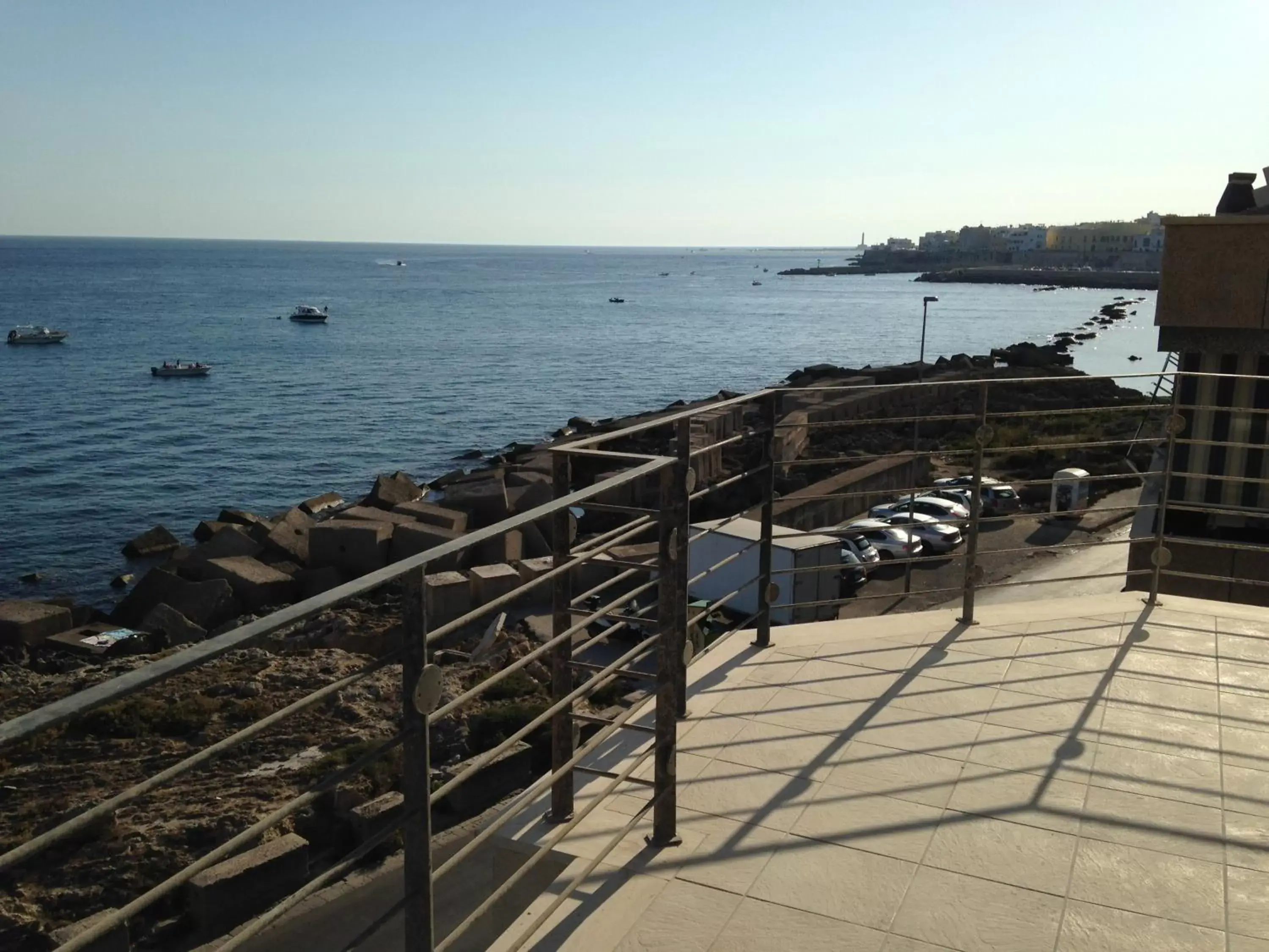 Sea view, Balcony/Terrace in Salento Palace Bed & Breakfast