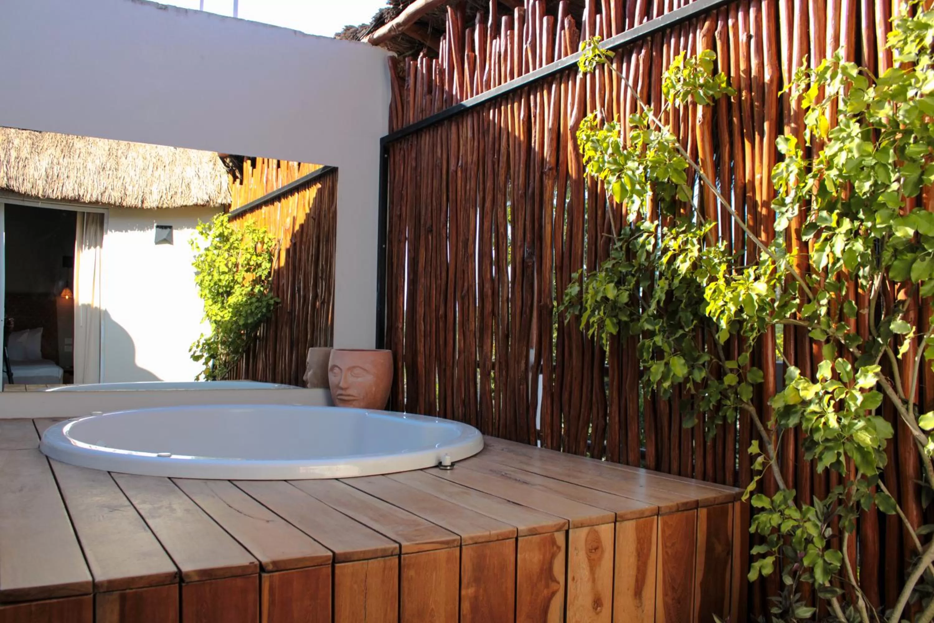 Hot Tub in AGAM Hotel Boutique Bacalar - Adults Only