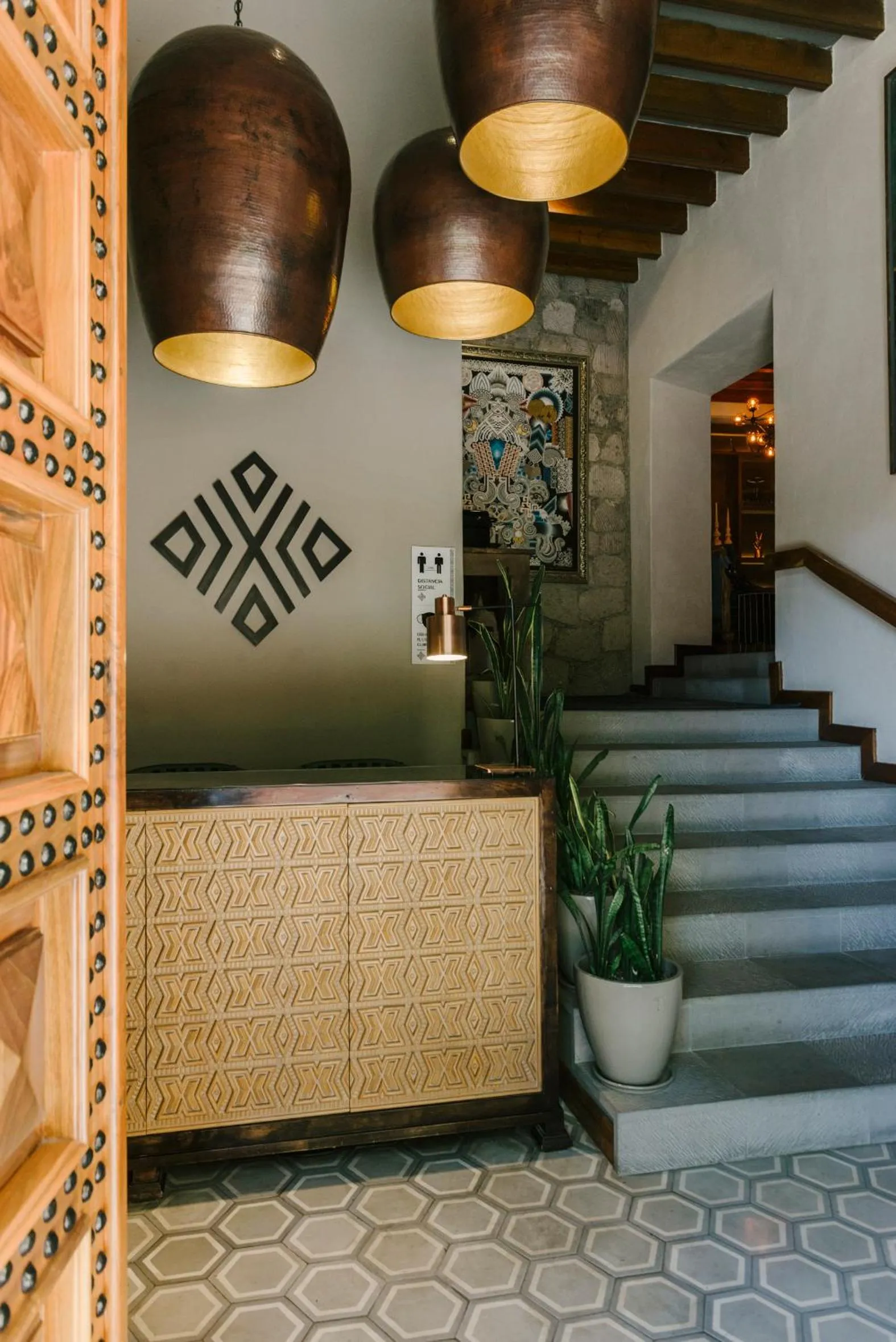 Lobby or reception in Hotel Apapacho Boutique