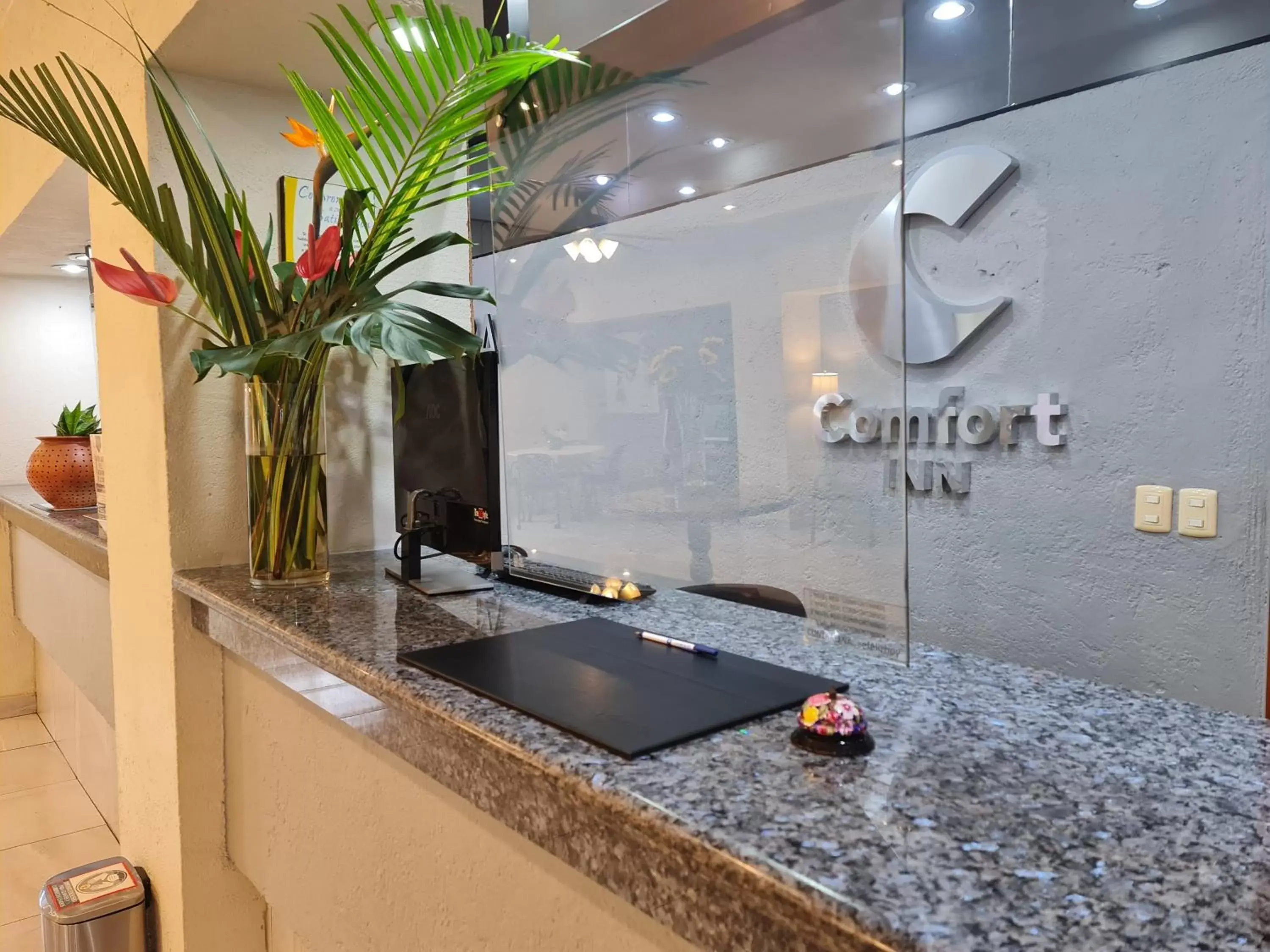 Lobby or reception, Kitchen/Kitchenette in Comfort Inn Córdoba