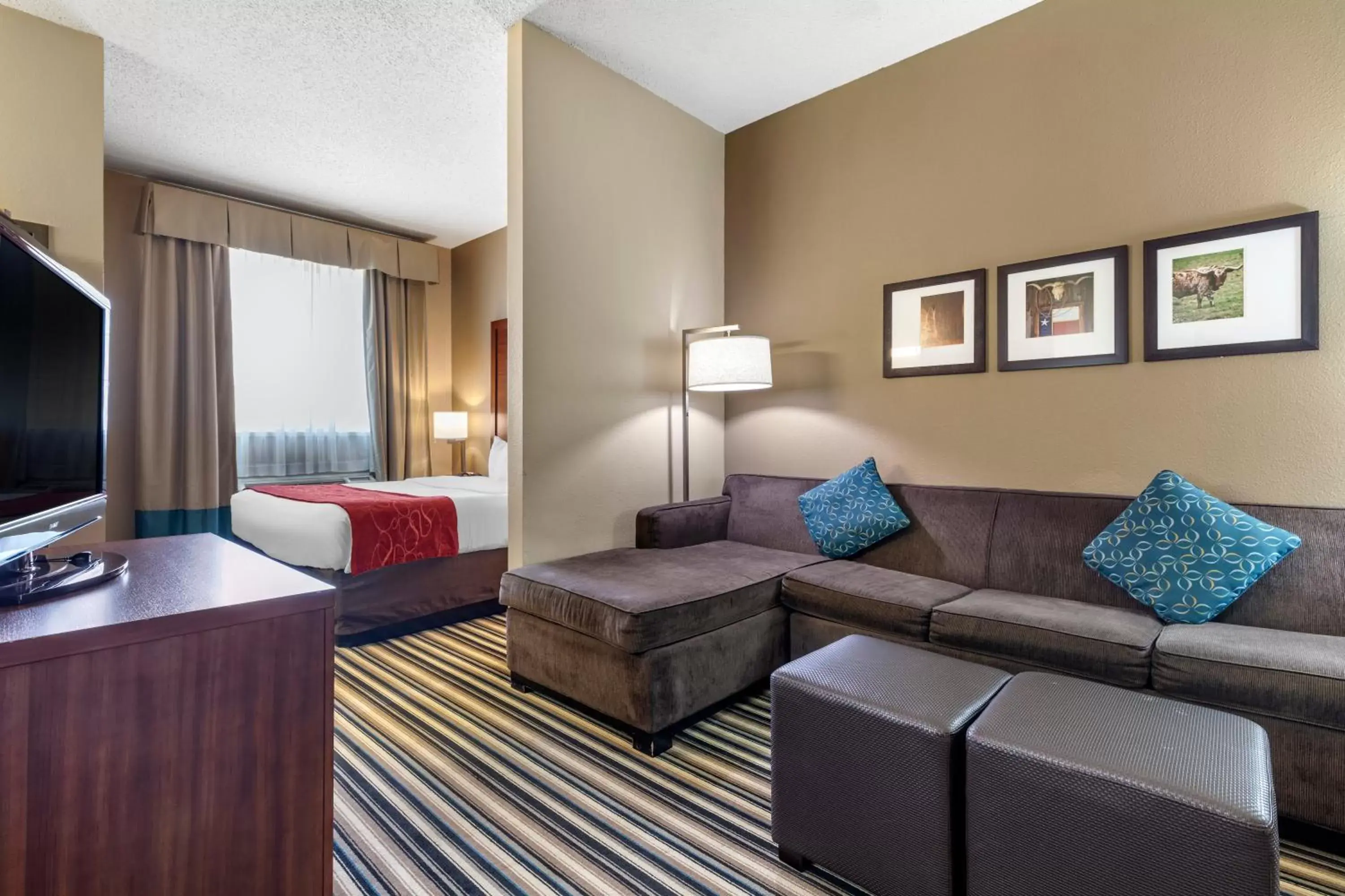 King Suite - Accessible/Non-Smoking in Comfort Suites Waco North - Near University Area