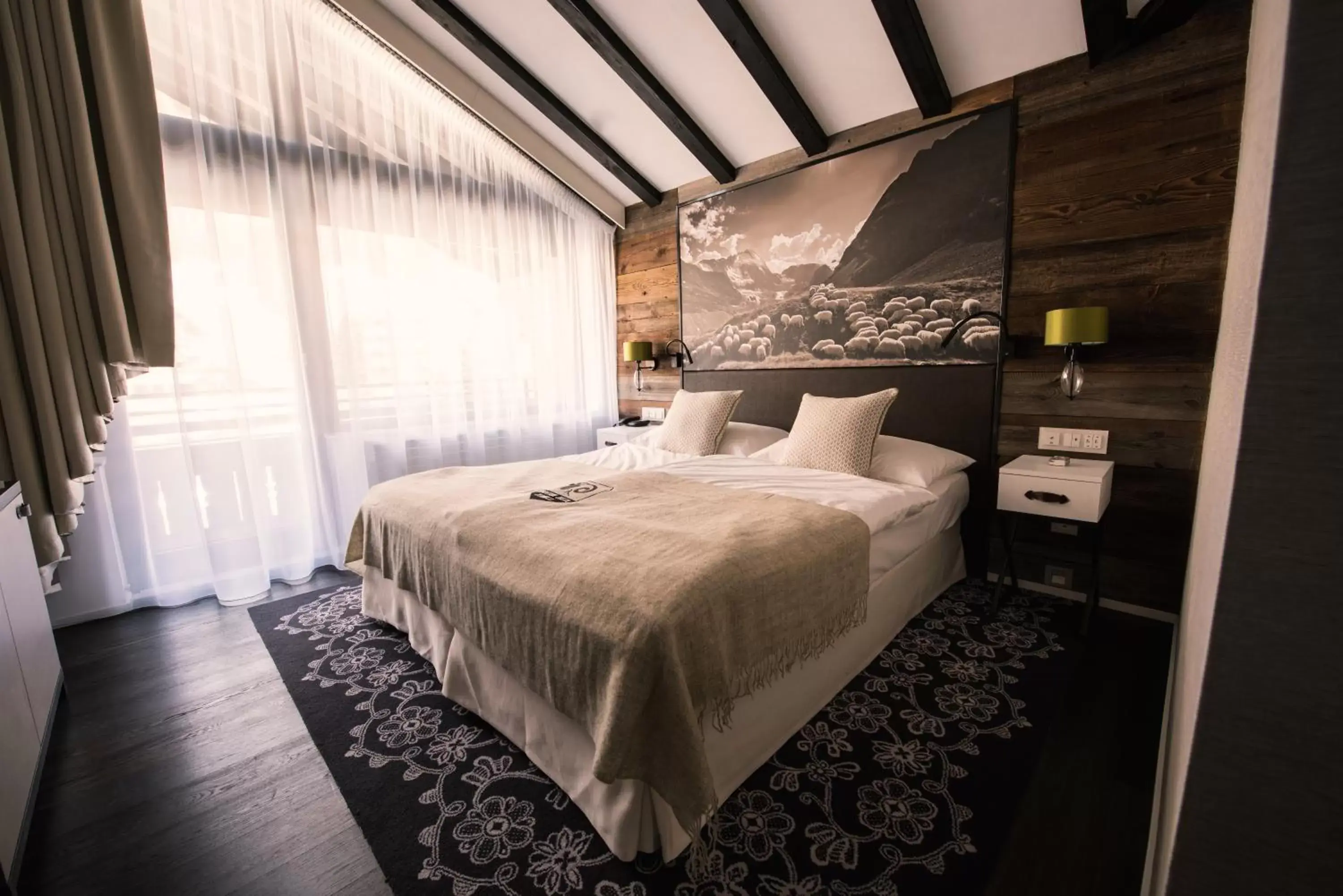 Photo of the whole room, Bed in Wellness Hotel Alpenhof